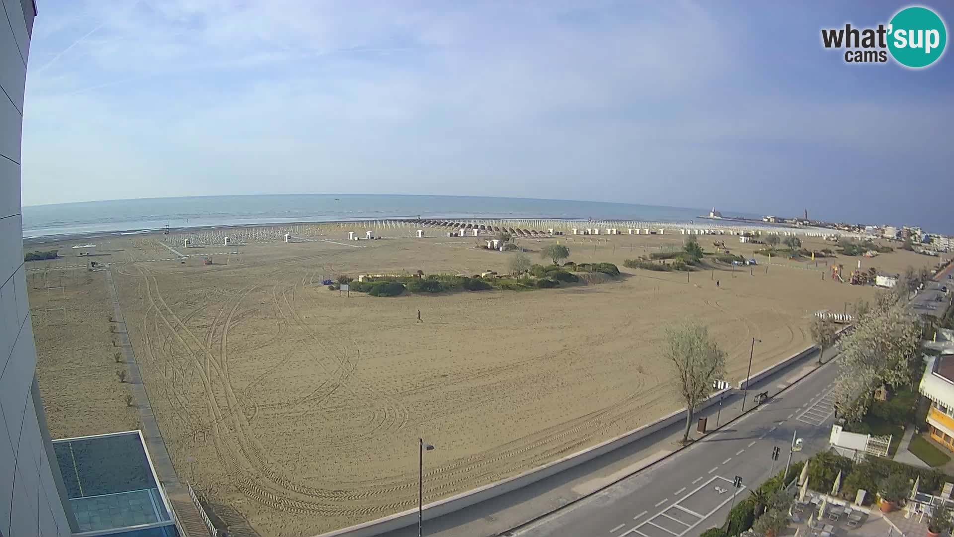 Hotel Panoramic u živo Caorle plaža Levante web kamera – Italija