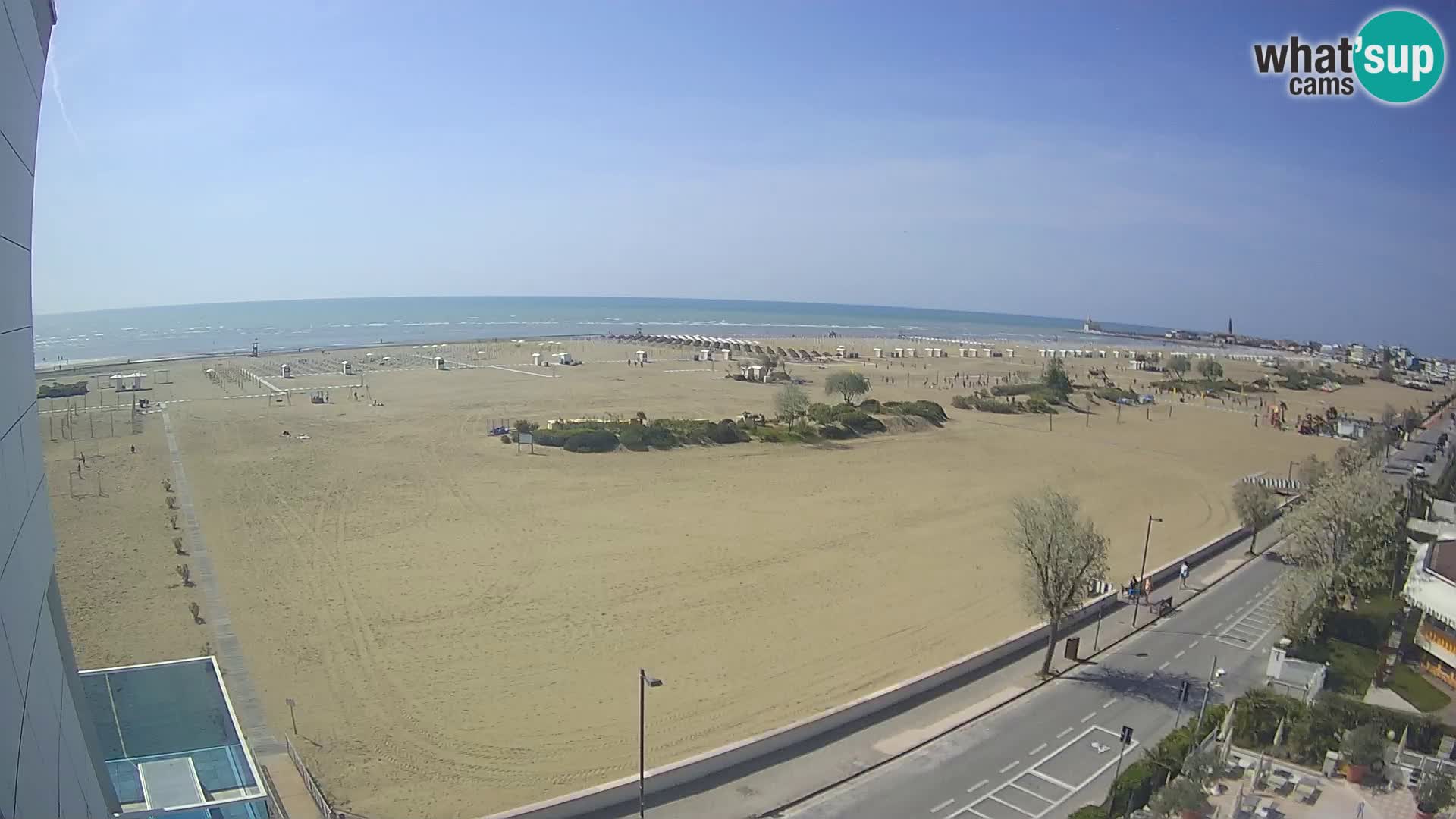 Hotel Panoramic u živo Caorle plaža Levante web kamera – Italija