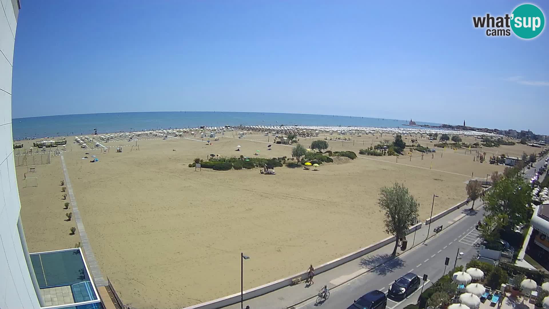Hotel Panoramic dal vivo Caorle spiaggia Levante webcam
