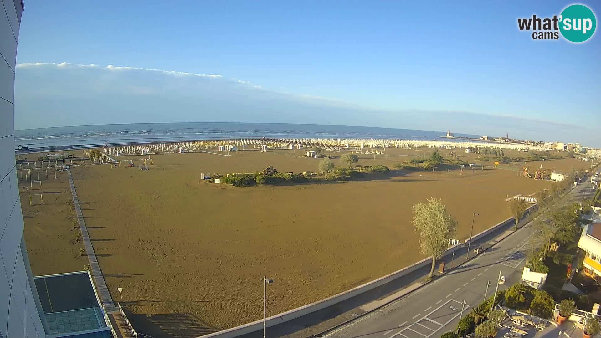 Hotel Panoramic dal vivo Caorle spiaggia Levante webcam