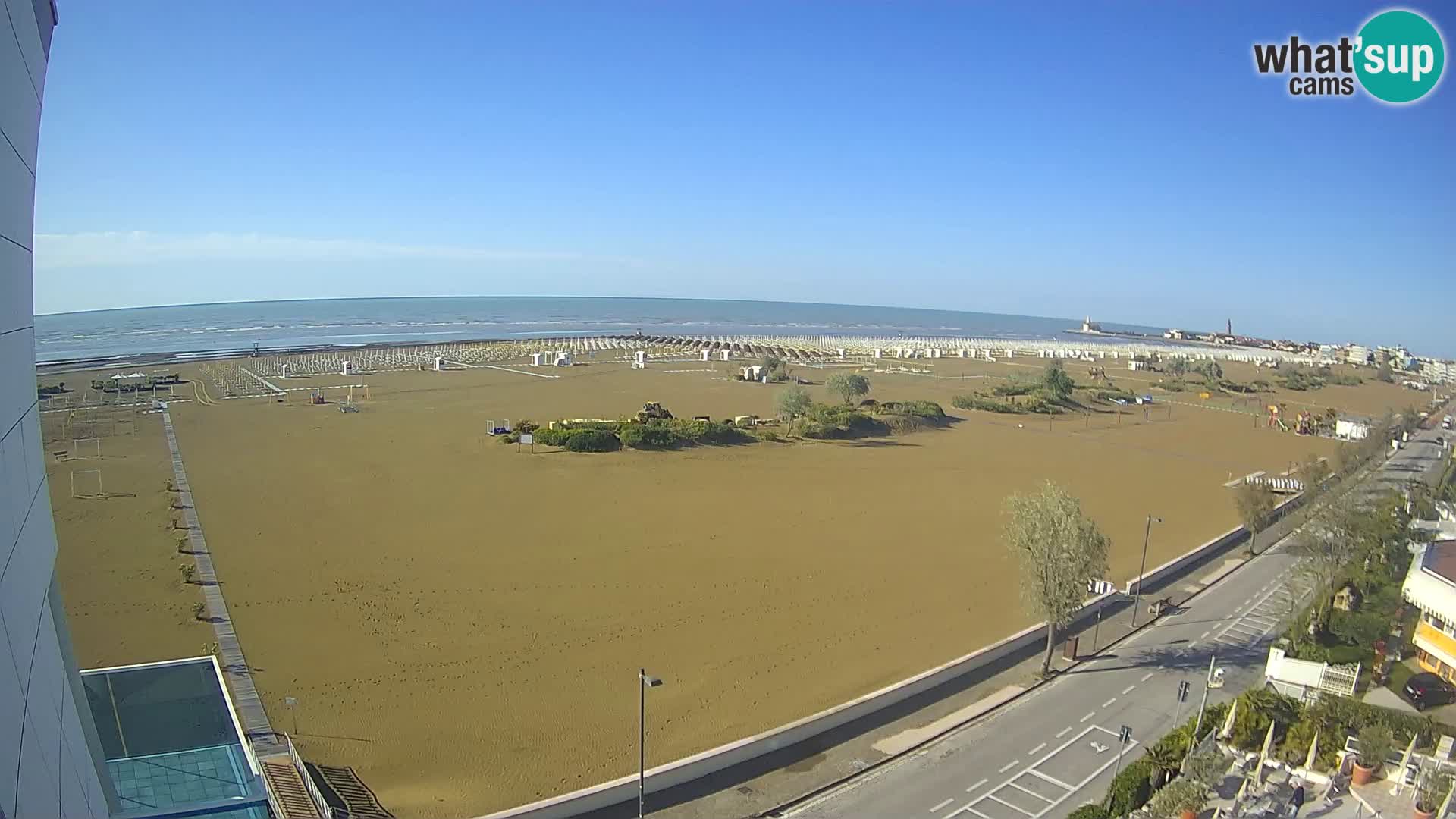 Hotel Panoramic dal vivo Caorle spiaggia Levante webcam