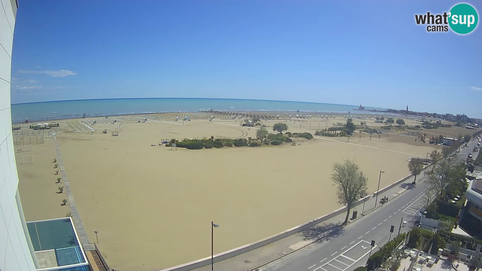 Hotel Panoramic dal vivo Caorle spiaggia Levante webcam