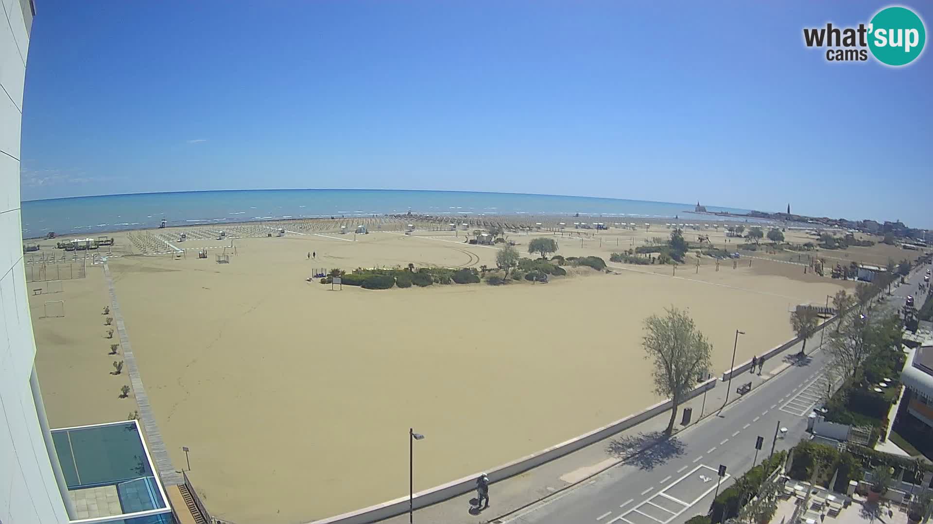 Hotel Panoramic u živo Caorle plaža Levante web kamera – Italija