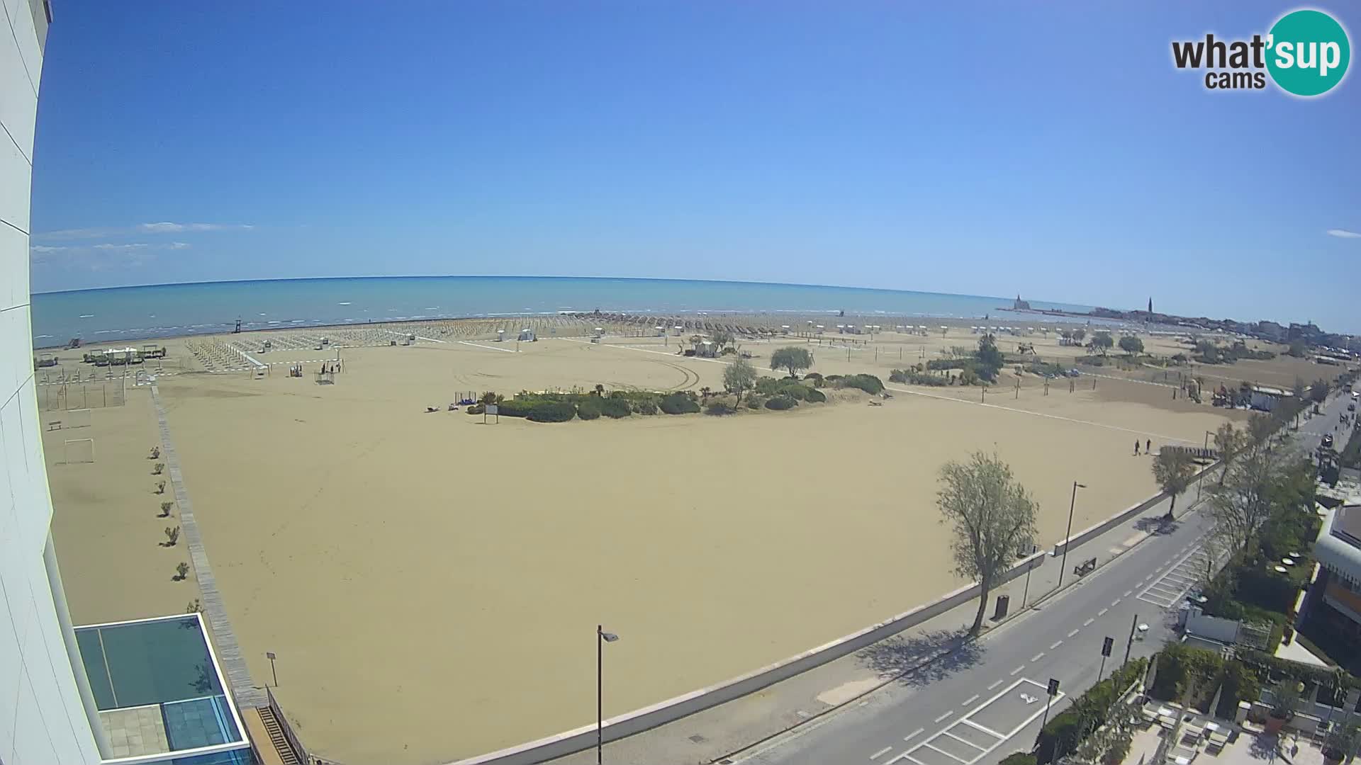 Hotel Panoramic Live view Caorle beach Levante webcam – Italy