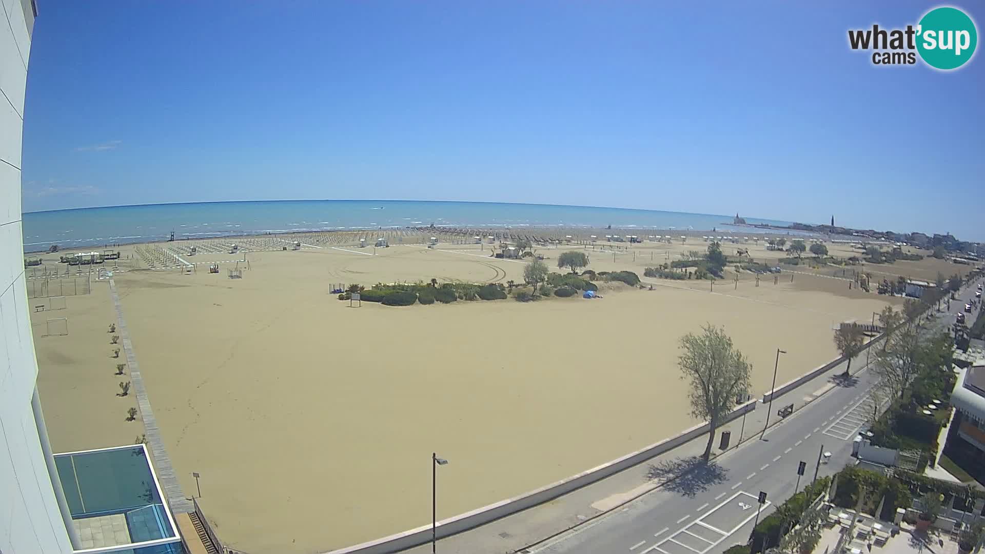 Hotel Panoramic Live view Caorle beach Levante webcam – Italy