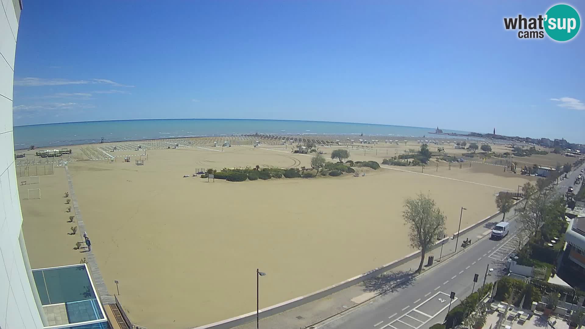 Hotel Panoramic Live view Caorle beach Levante webcam – Italy