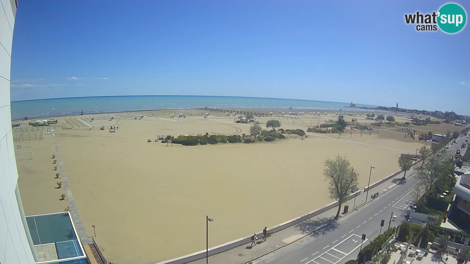 Hotel Panoramic dal vivo Caorle spiaggia Levante webcam