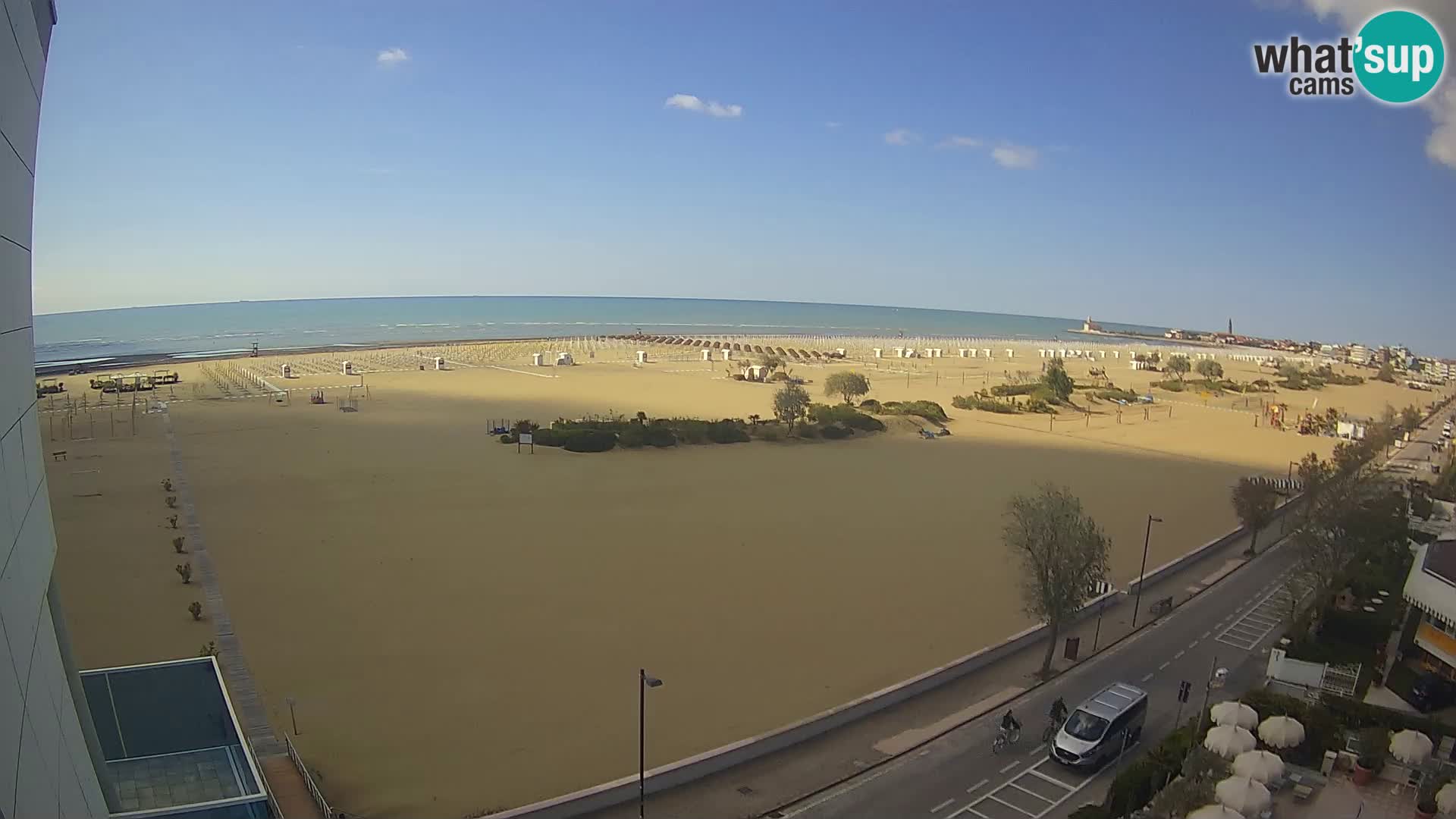 Hotel Panoramic v živo Caorle plaža Levante spletna kamera – Italija