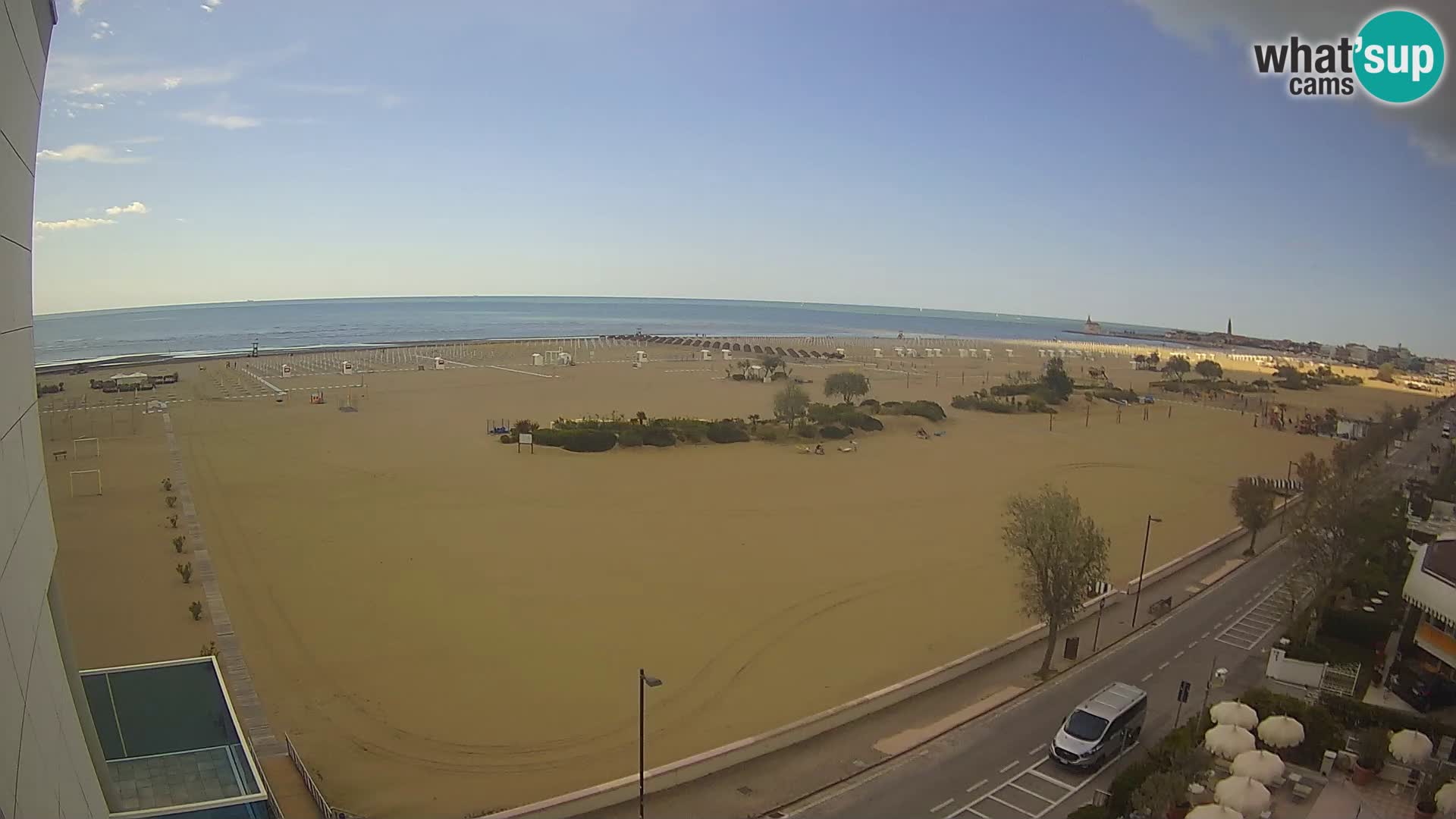 Hotel Panoramic v živo Caorle plaža Levante spletna kamera – Italija