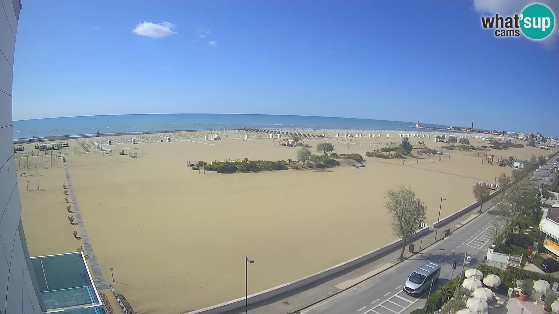 Hotel Panoramic dal vivo Caorle spiaggia Levante webcam