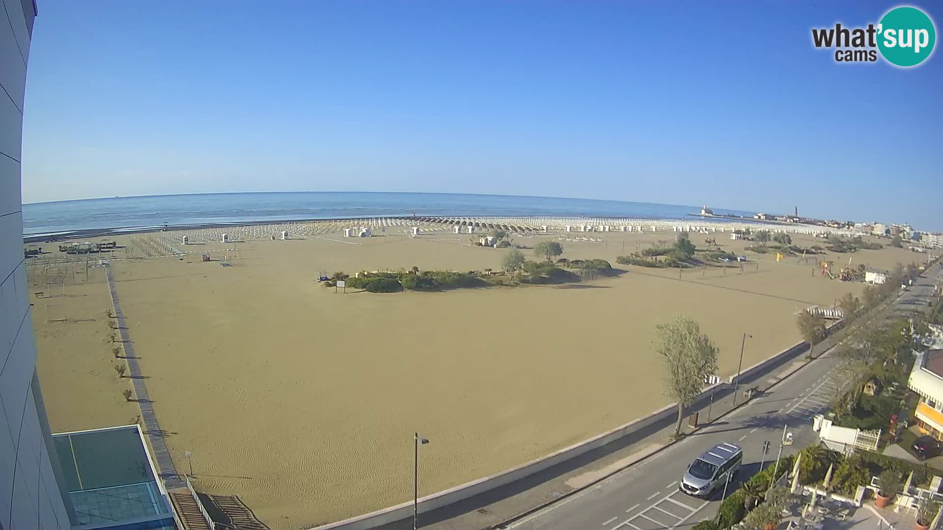 Hotel Panoramic u živo Caorle plaža Levante web kamera – Italija