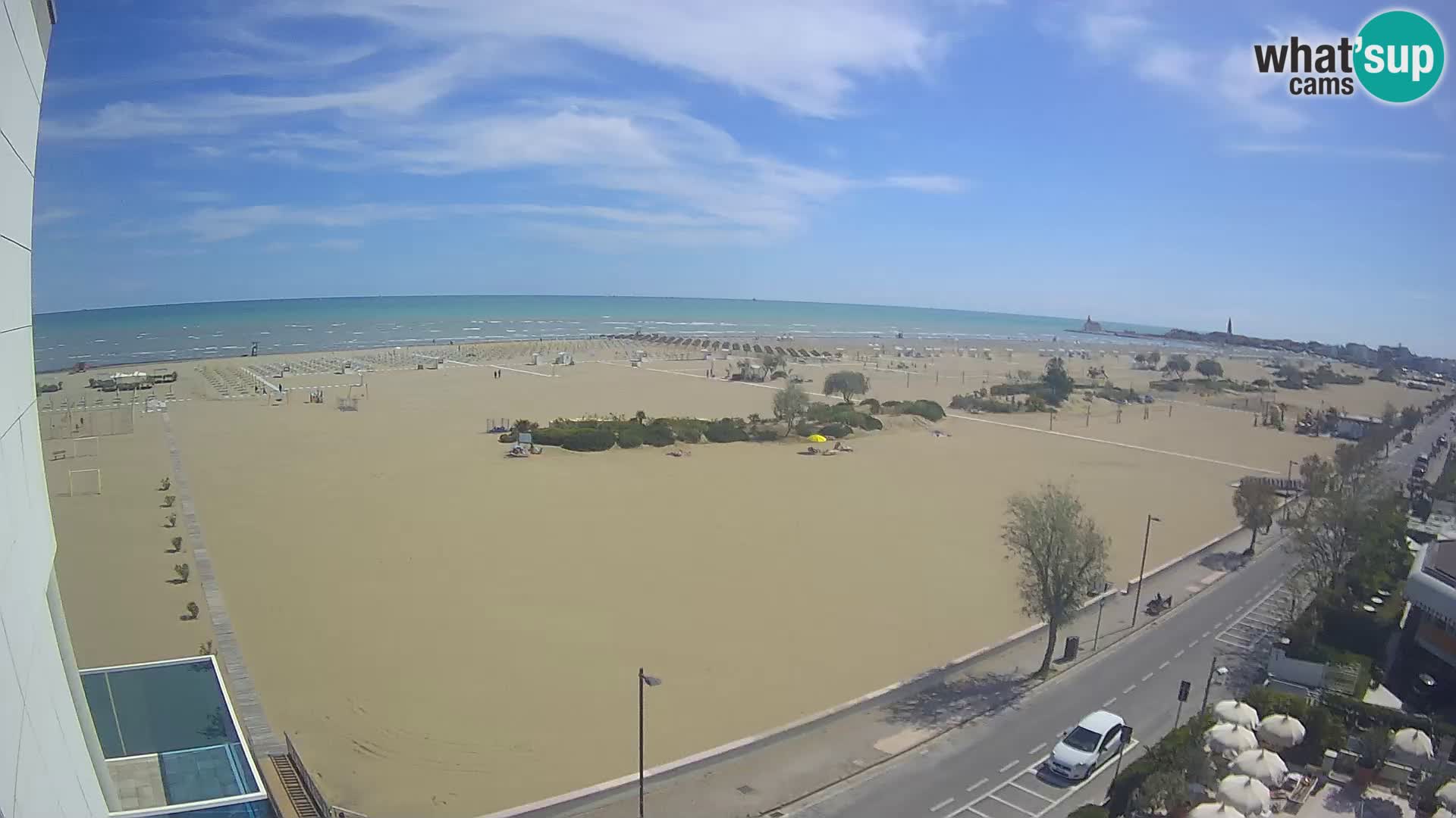 Hotel Panoramic u živo Caorle plaža Levante web kamera – Italija