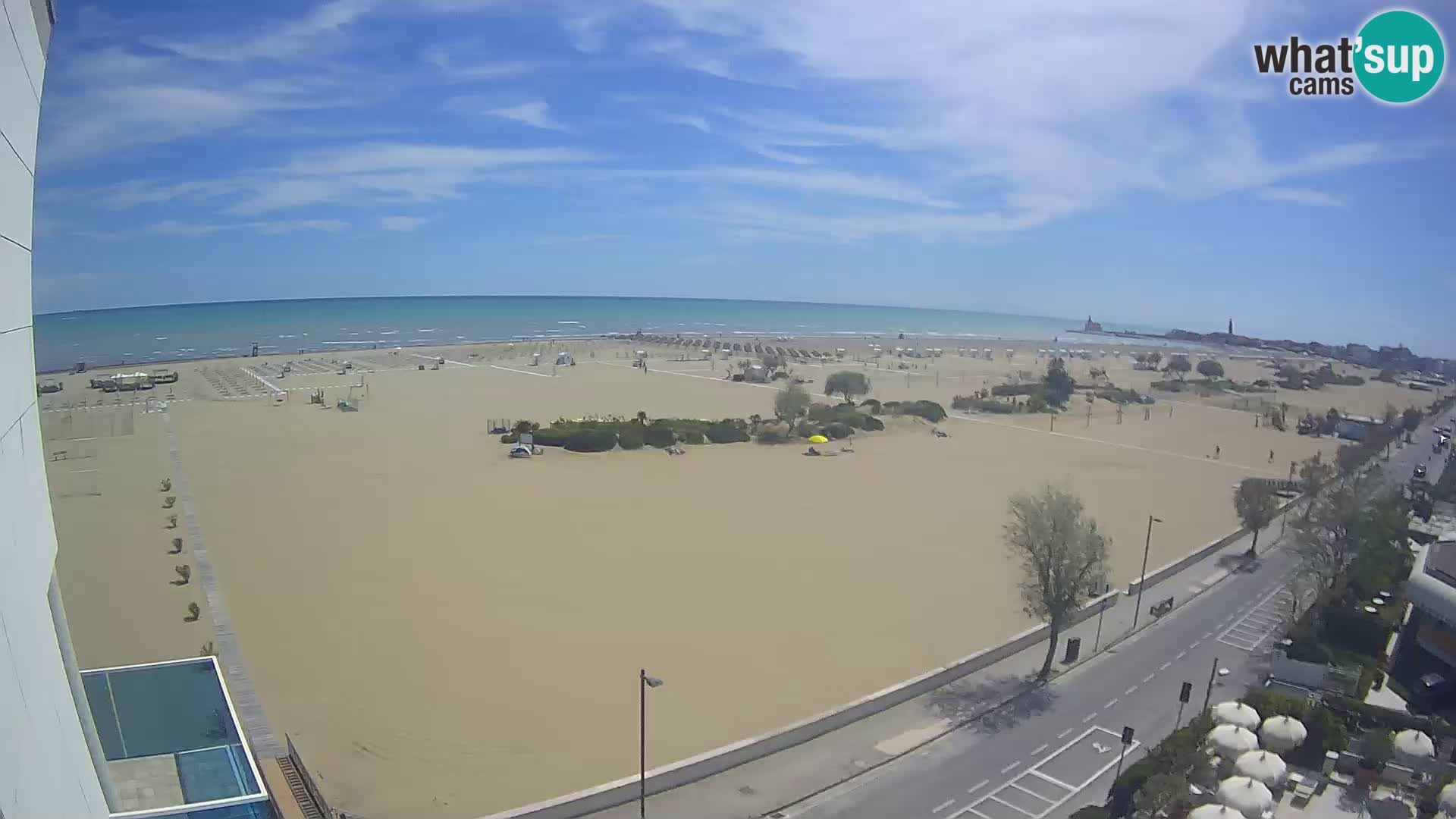 Hotel Panoramic Live view Caorle beach Levante webcam – Italy
