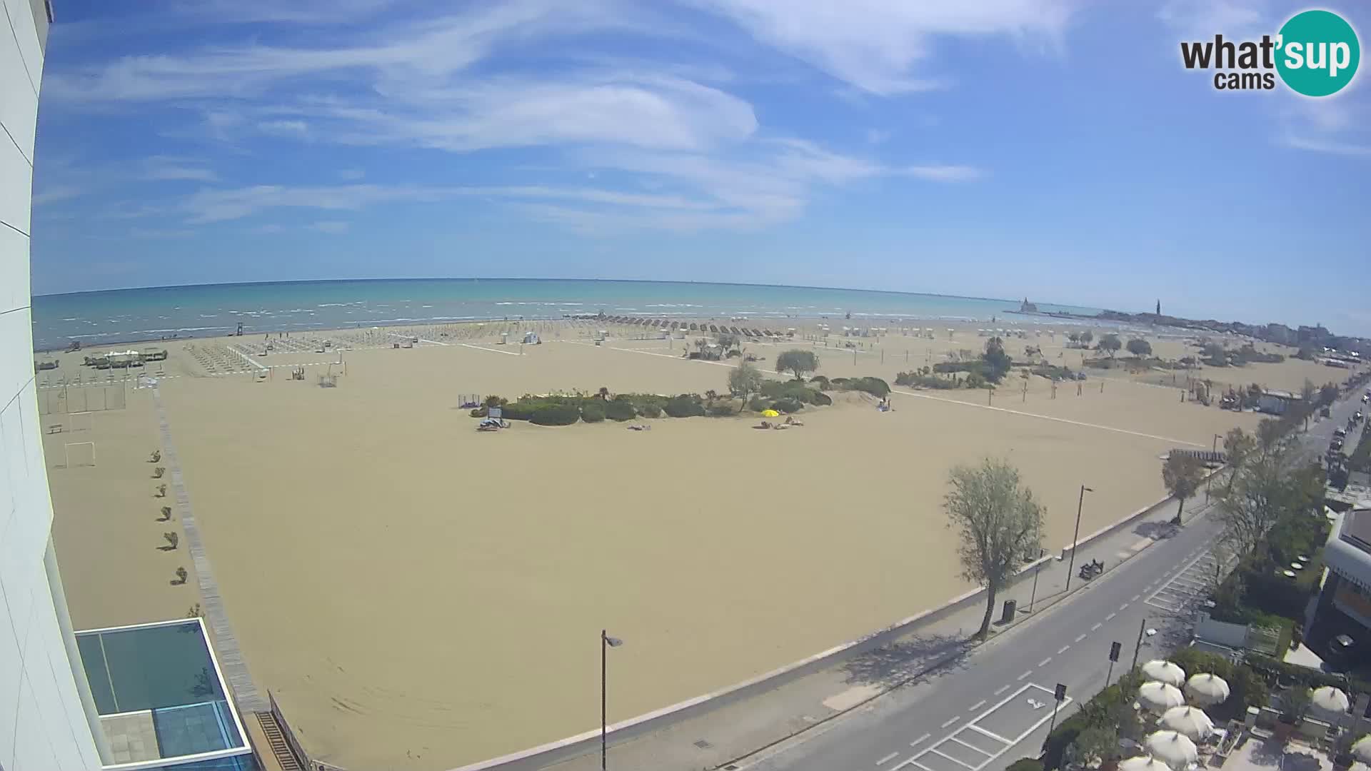 Hotel Panoramic u živo Caorle plaža Levante web kamera – Italija