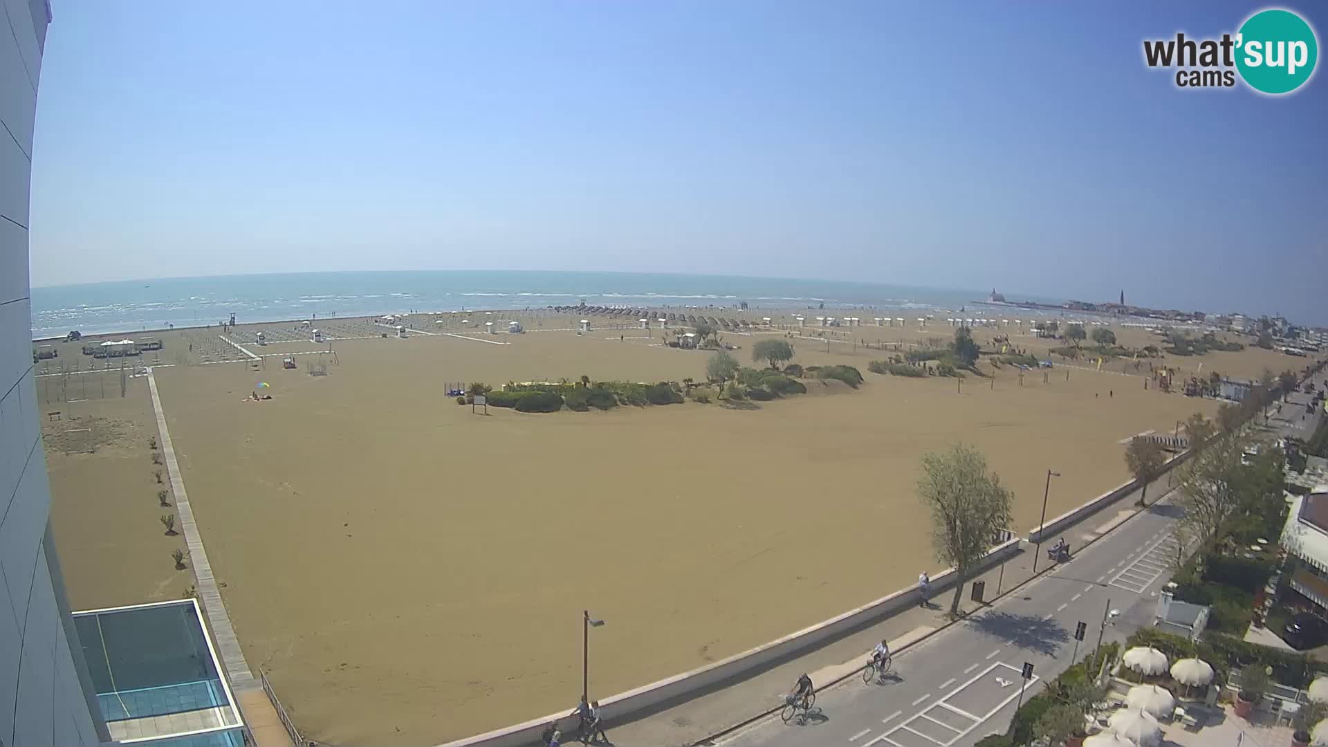 Hotel Panoramic u živo Caorle plaža Levante web kamera – Italija