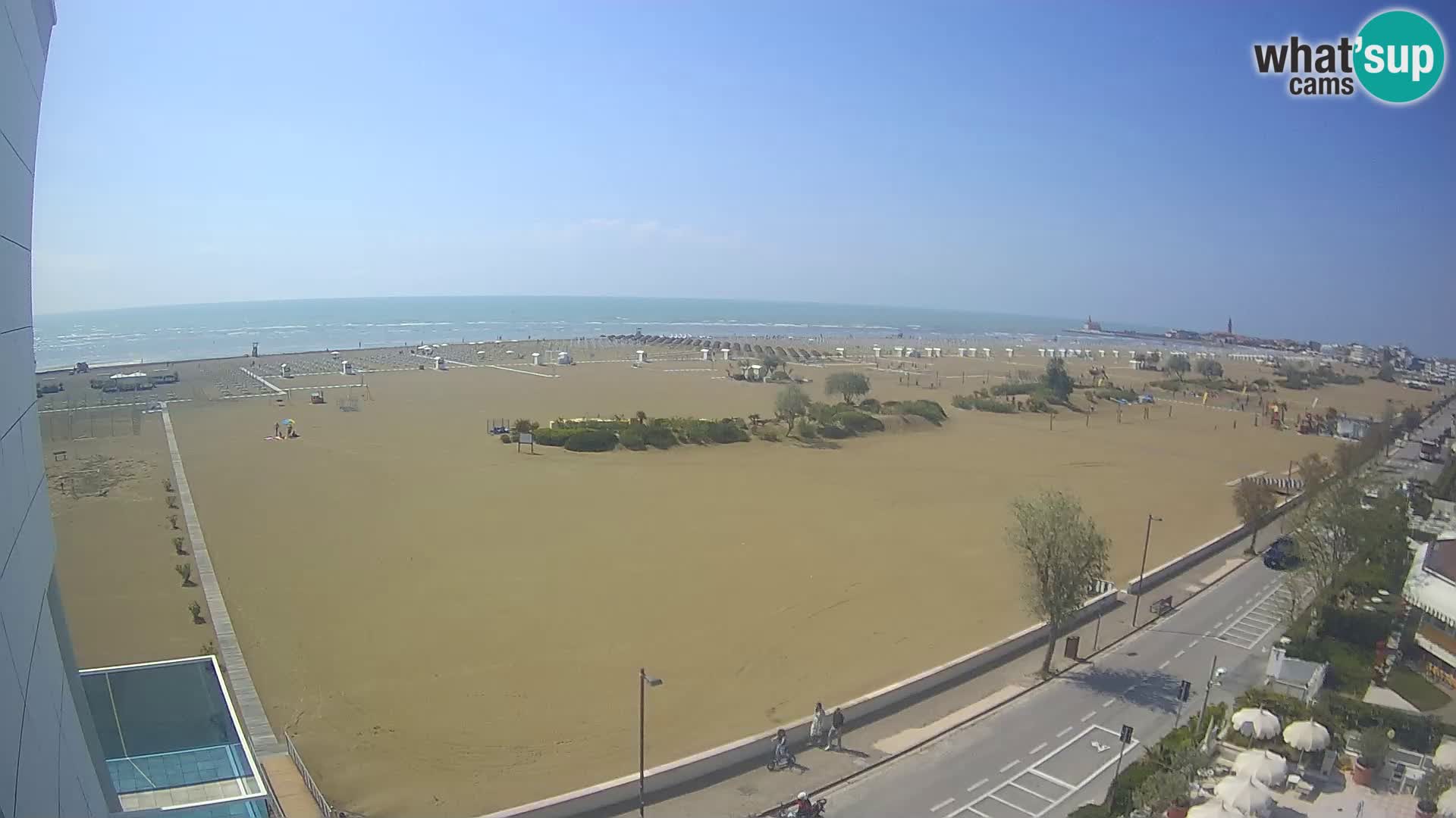Hotel Panoramic Live view Caorle beach Levante webcam – Italy