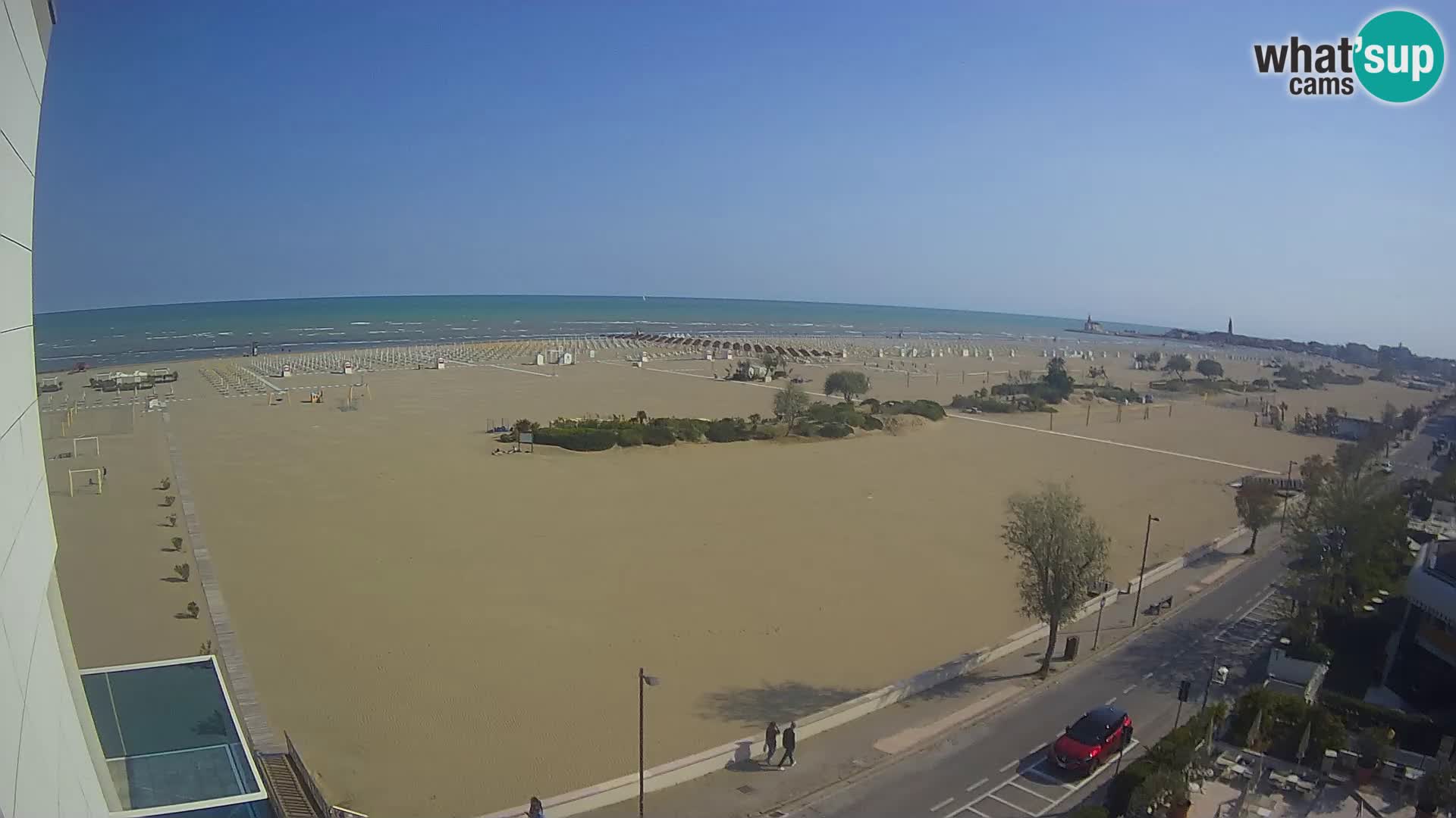 Hotel Panoramic u živo Caorle plaža Levante web kamera – Italija