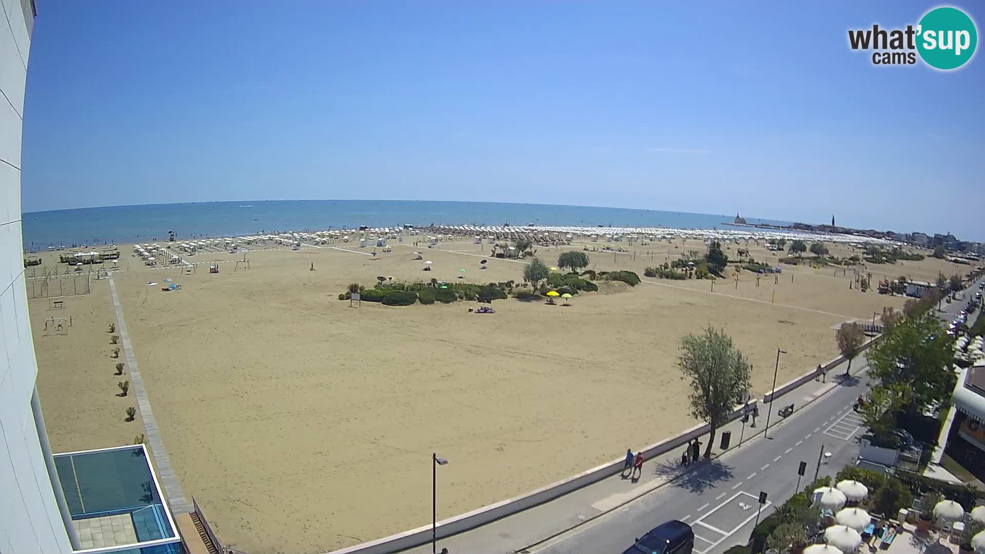 Hotel Panoramic Live view Caorle beach Levante webcam – Italy