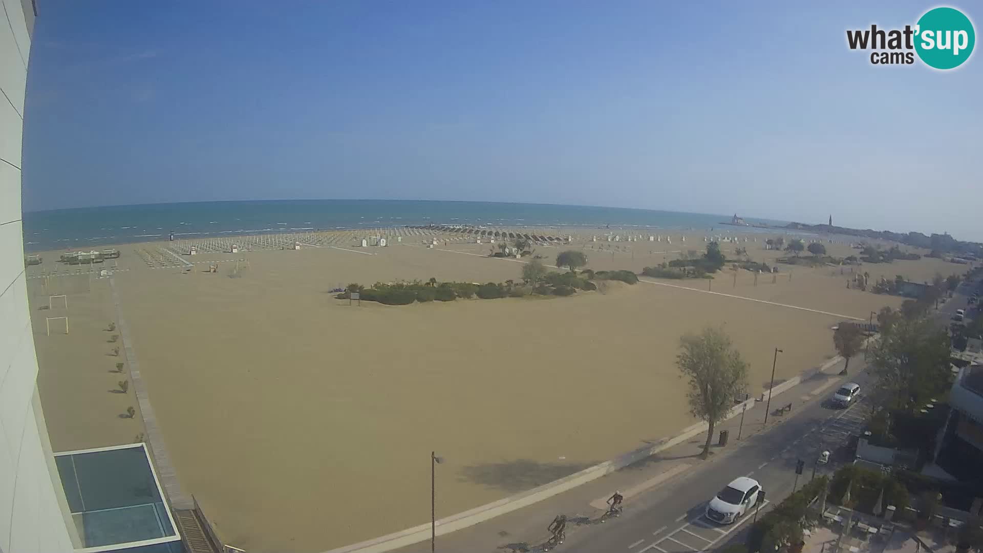 Hotel Panoramic v živo Caorle plaža Levante spletna kamera – Italija