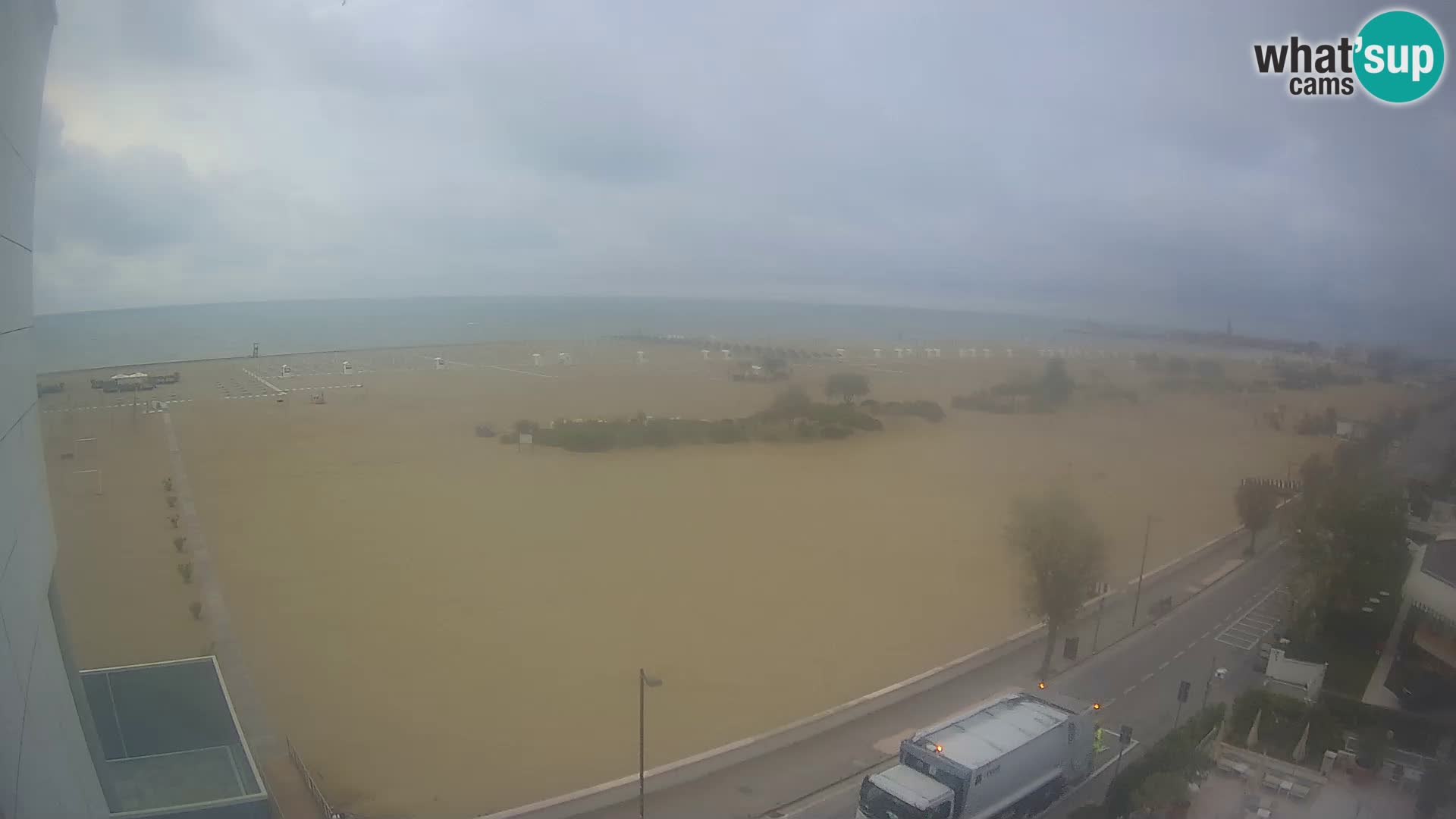 Hotel Panoramic v živo Caorle plaža Levante spletna kamera – Italija