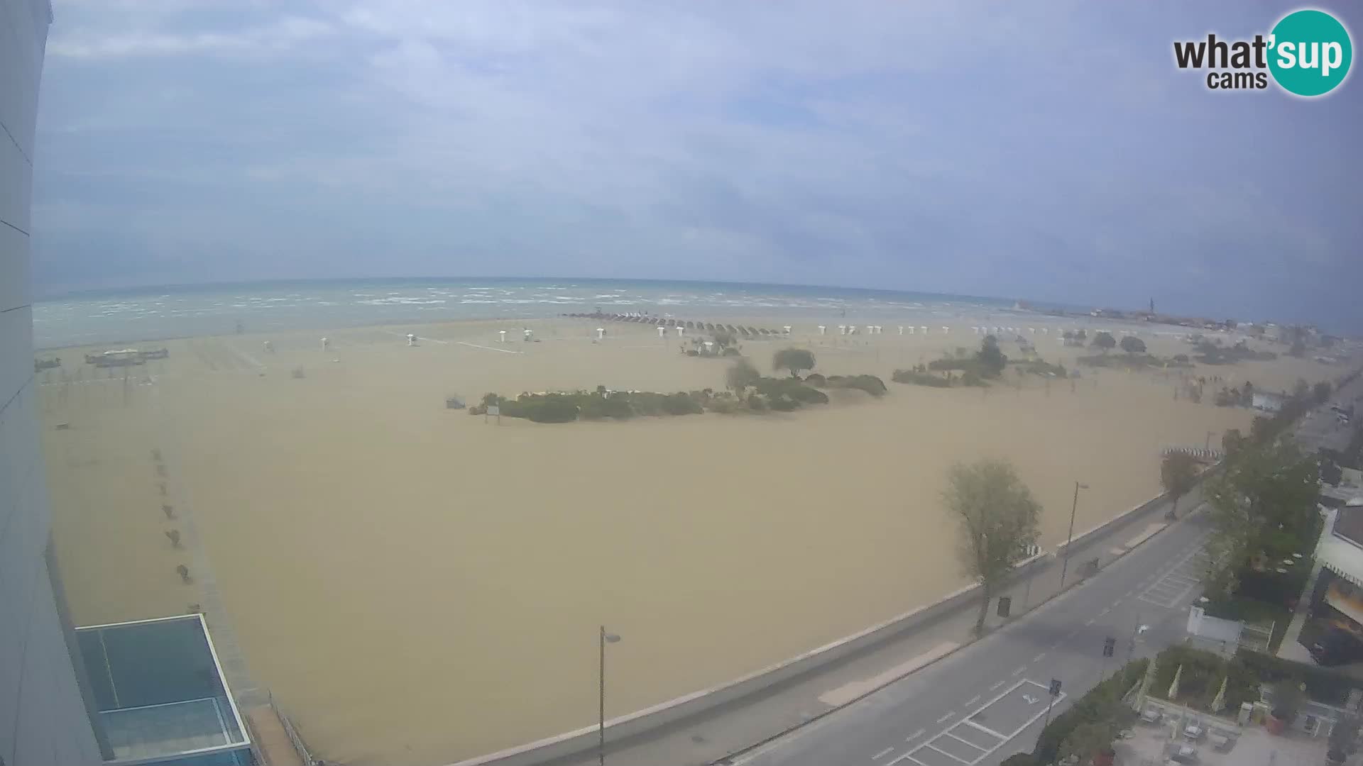 Hotel Panoramic v živo Caorle plaža Levante spletna kamera – Italija
