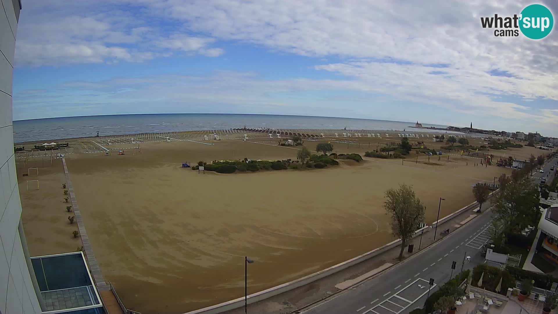 Hotel Panoramic u živo Caorle plaža Levante web kamera – Italija