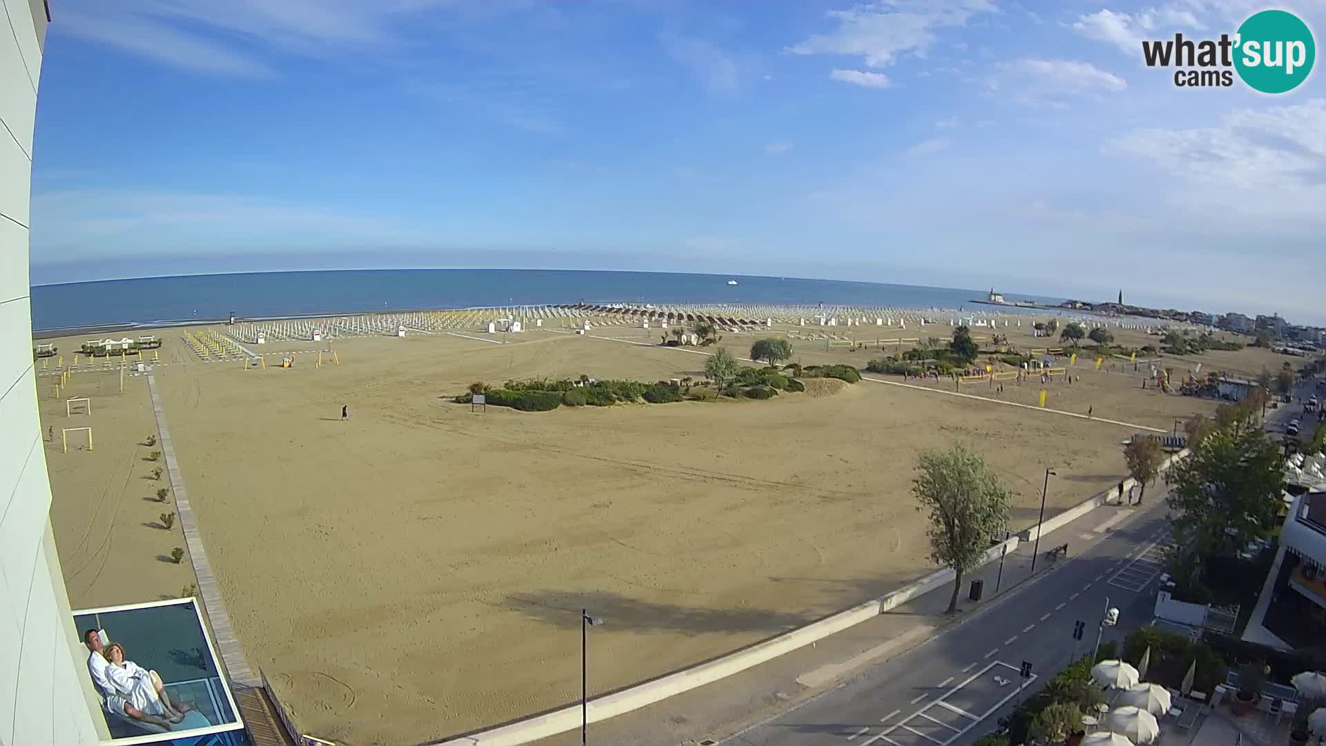 Hotel Panoramic u živo Caorle plaža Levante web kamera – Italija