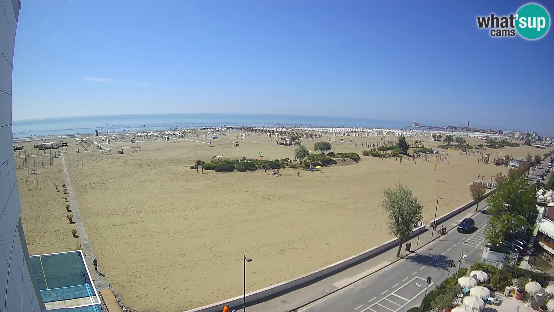 Hotel Panoramic Live view Caorle beach Levante webcam – Italy