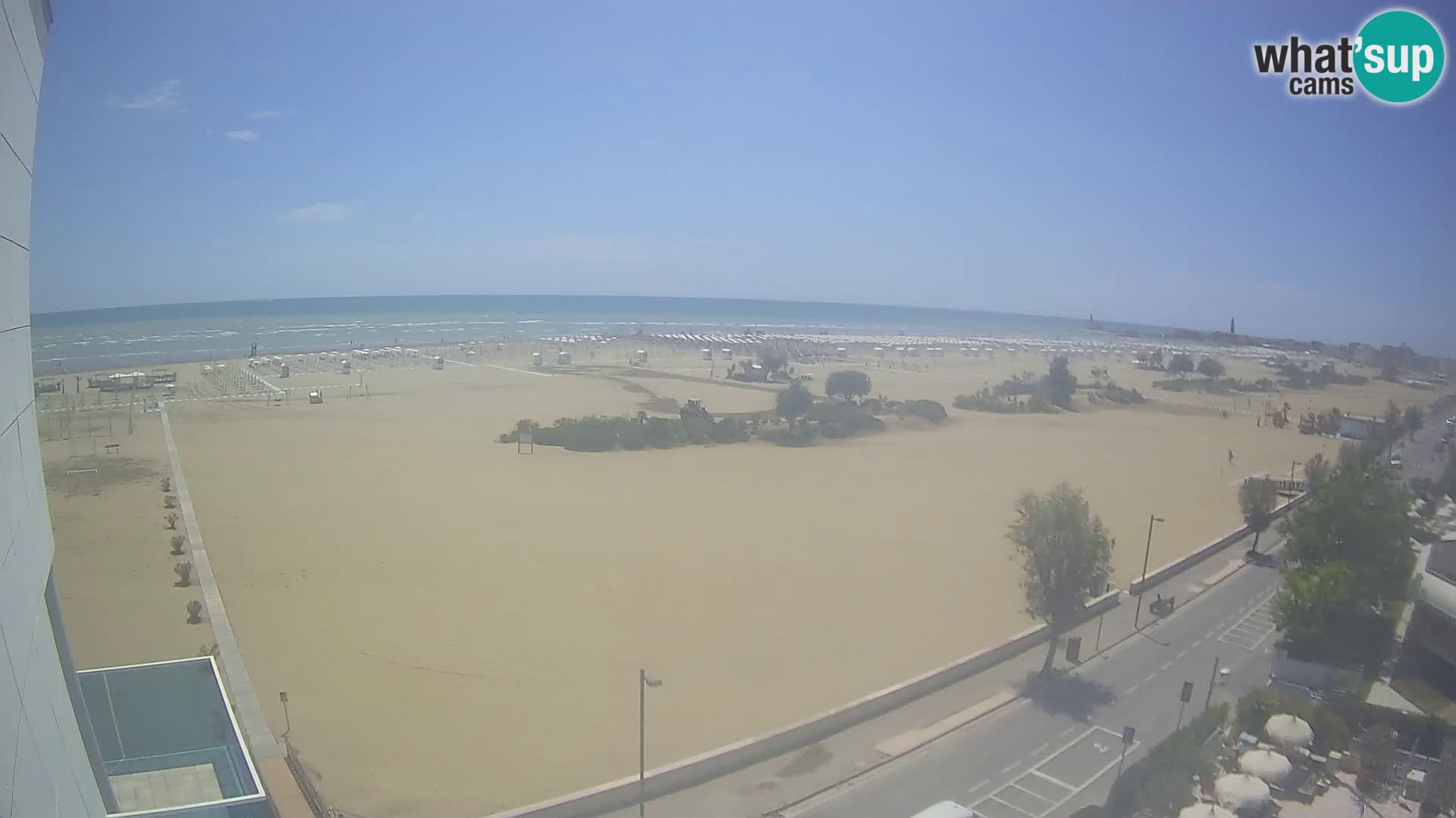 Hotel Panoramic u živo Caorle plaža Levante web kamera – Italija
