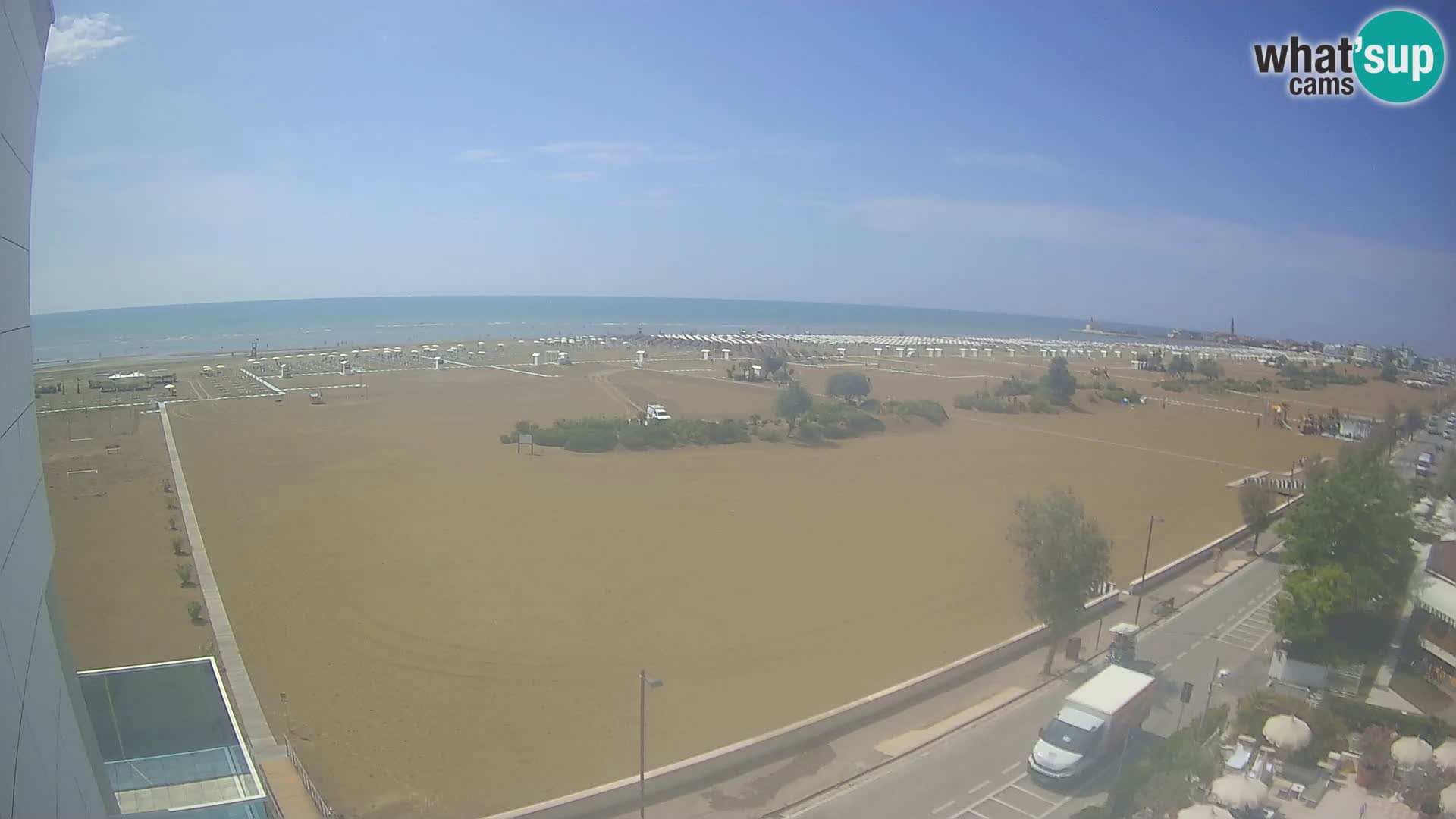 Hotel Panoramic u živo Caorle plaža Levante web kamera – Italija
