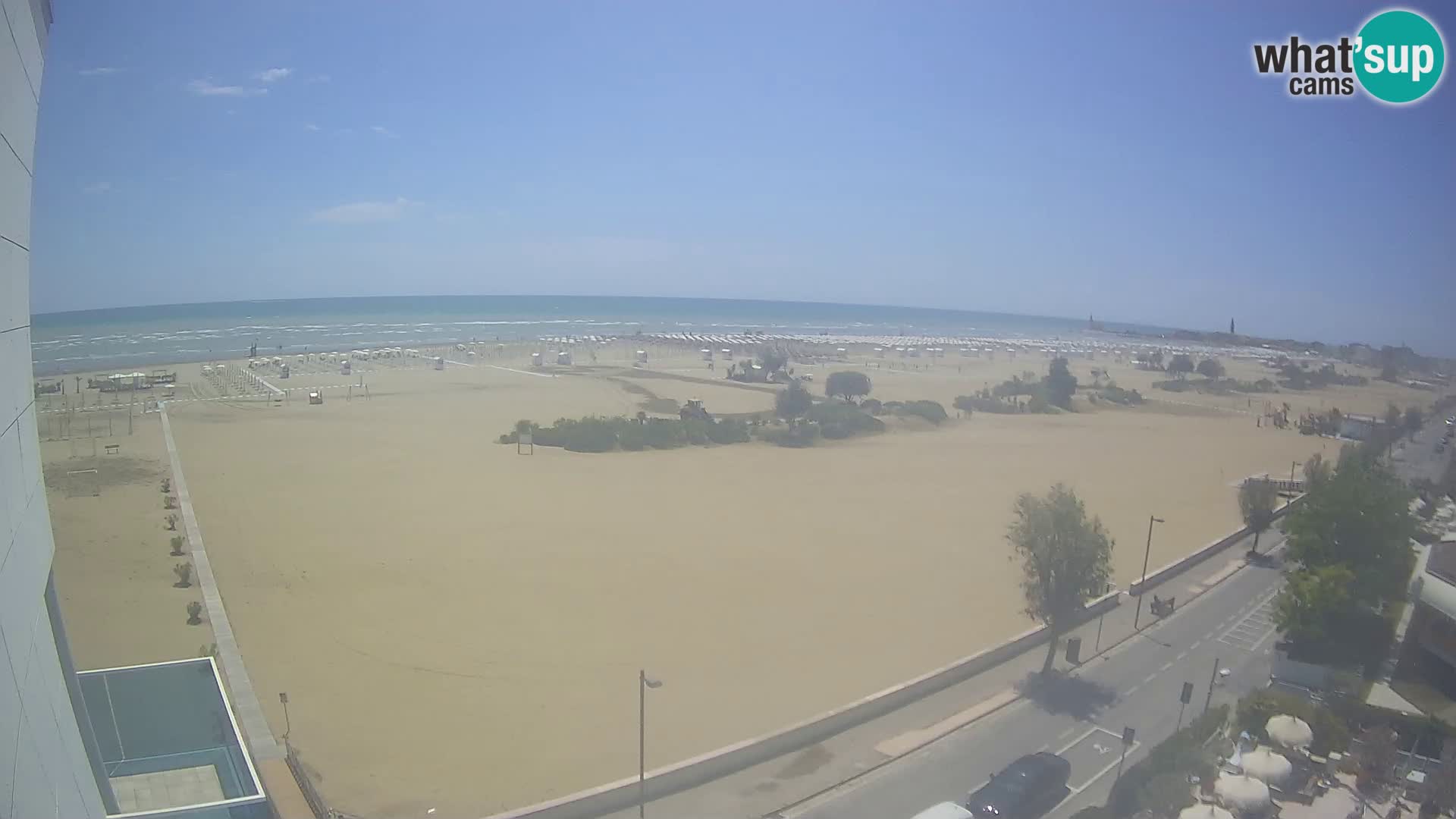Hotel Panoramic dal vivo Caorle spiaggia Levante webcam