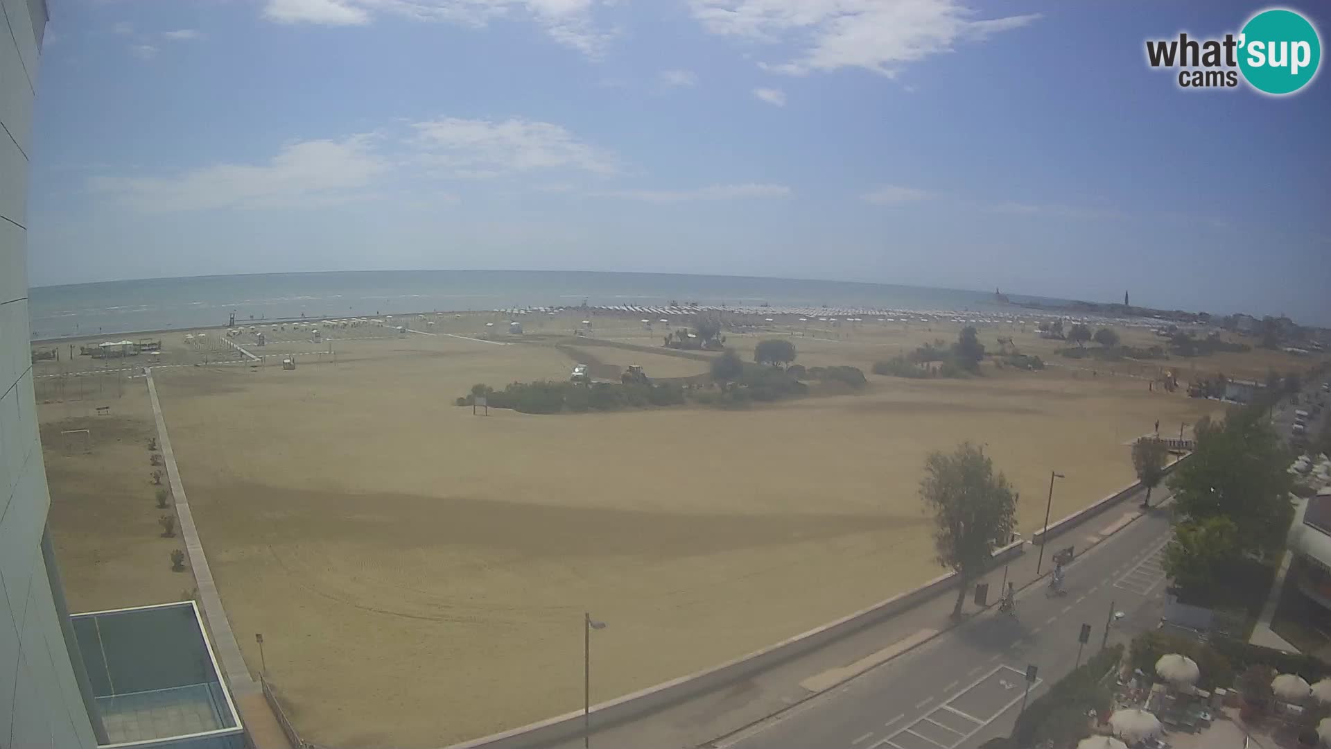 Hotel Panoramic v živo Caorle plaža Levante spletna kamera – Italija