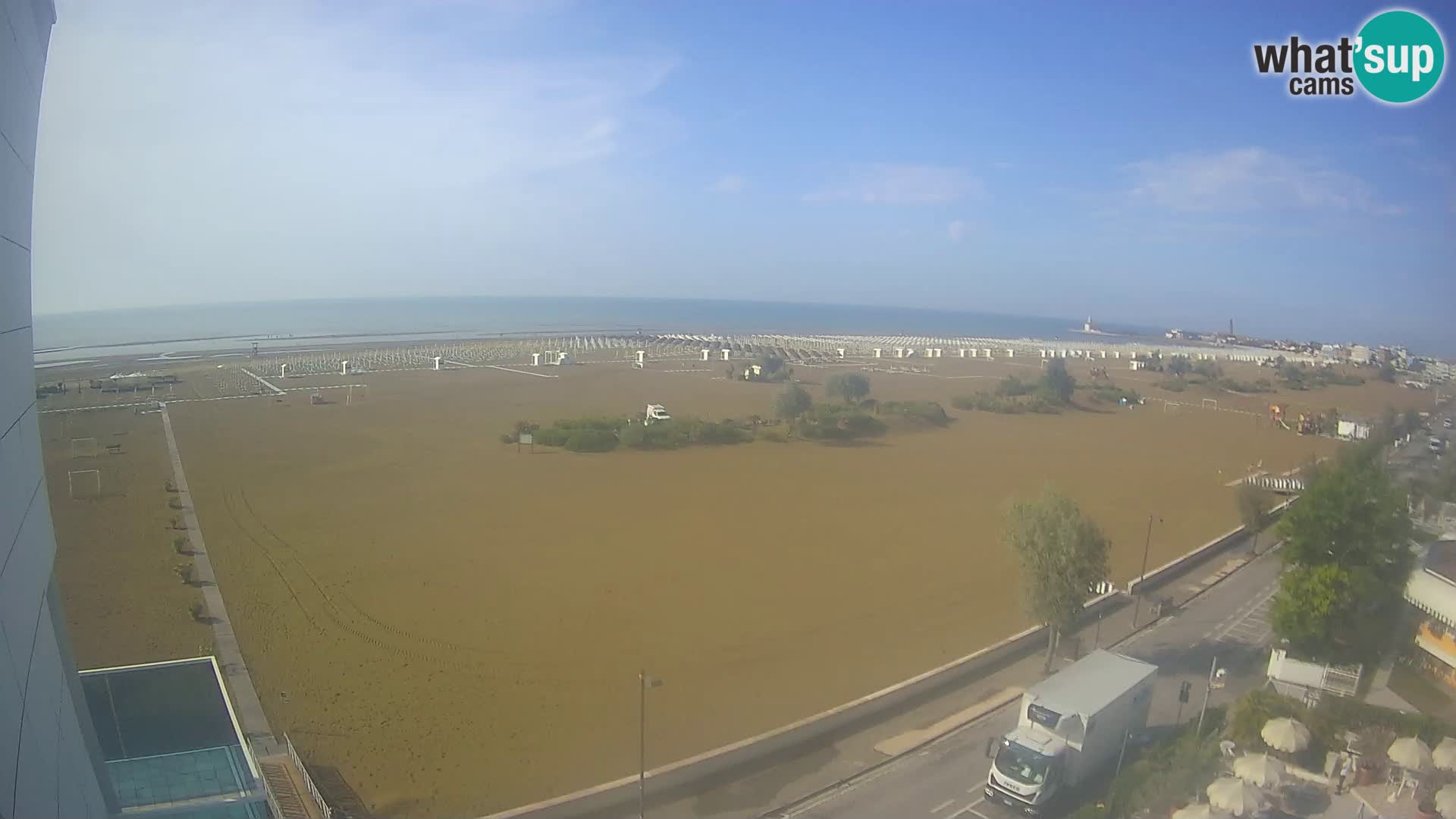 Hotel Panoramic dal vivo Caorle spiaggia Levante webcam