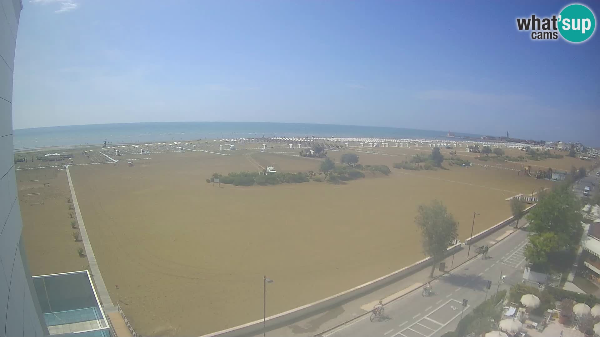 Hotel Panoramic u živo Caorle plaža Levante web kamera – Italija