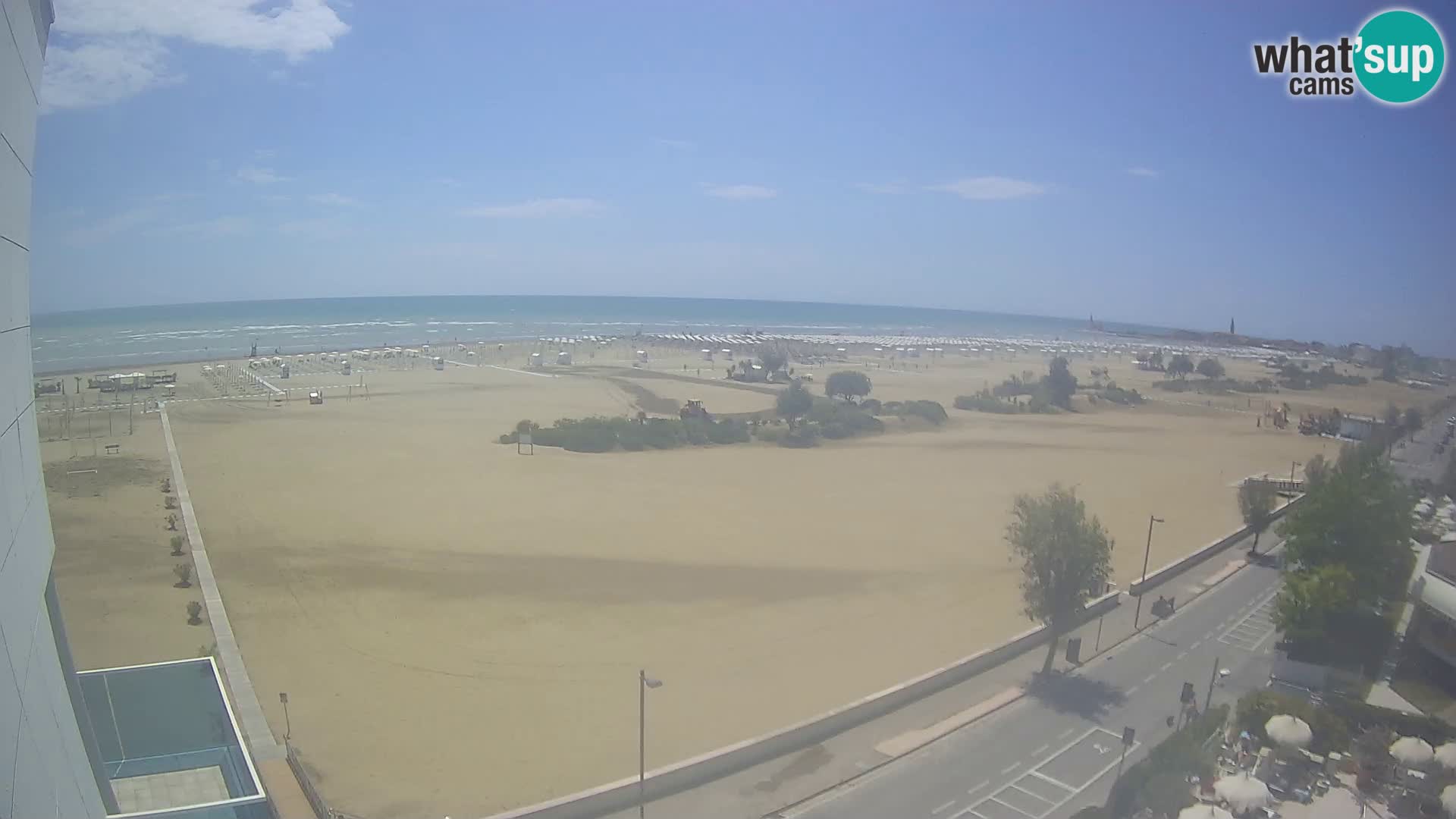 Hotel Panoramic u živo Caorle plaža Levante web kamera – Italija