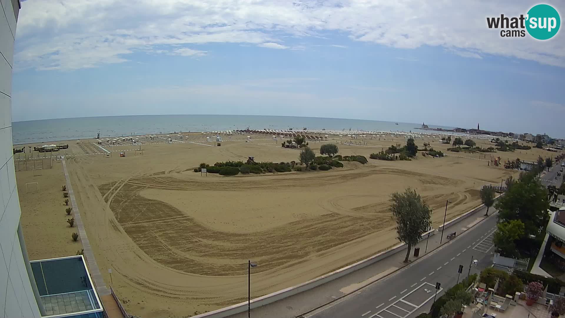 Hotel Panoramic Live view Caorle beach Levante webcam – Italy