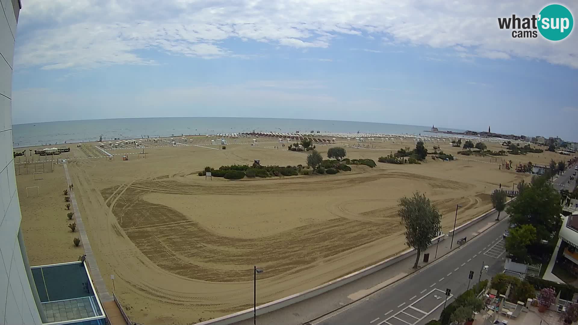 Hotel Panoramic u živo Caorle plaža Levante web kamera – Italija