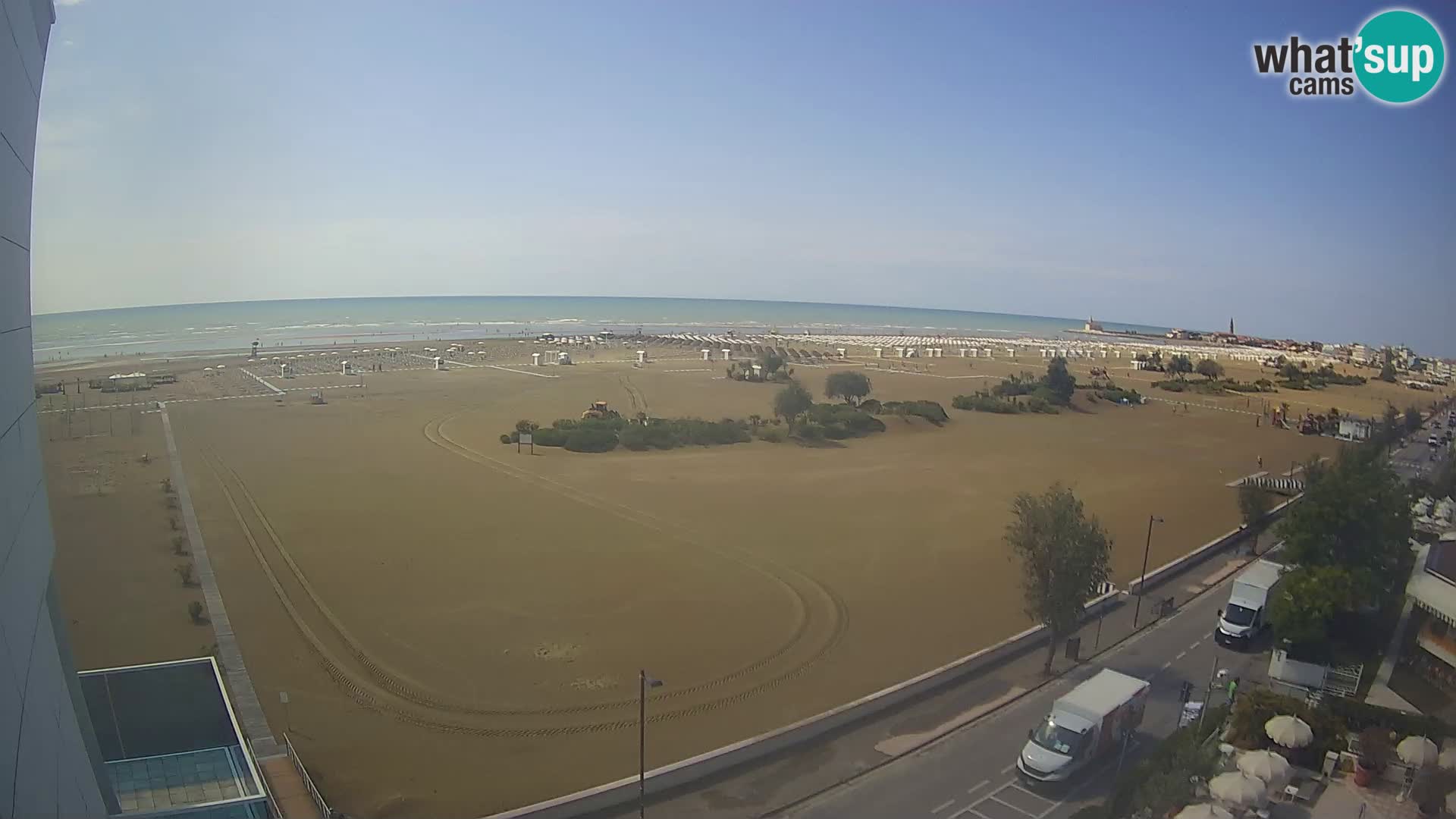 Hotel Panoramic u živo Caorle plaža Levante web kamera – Italija
