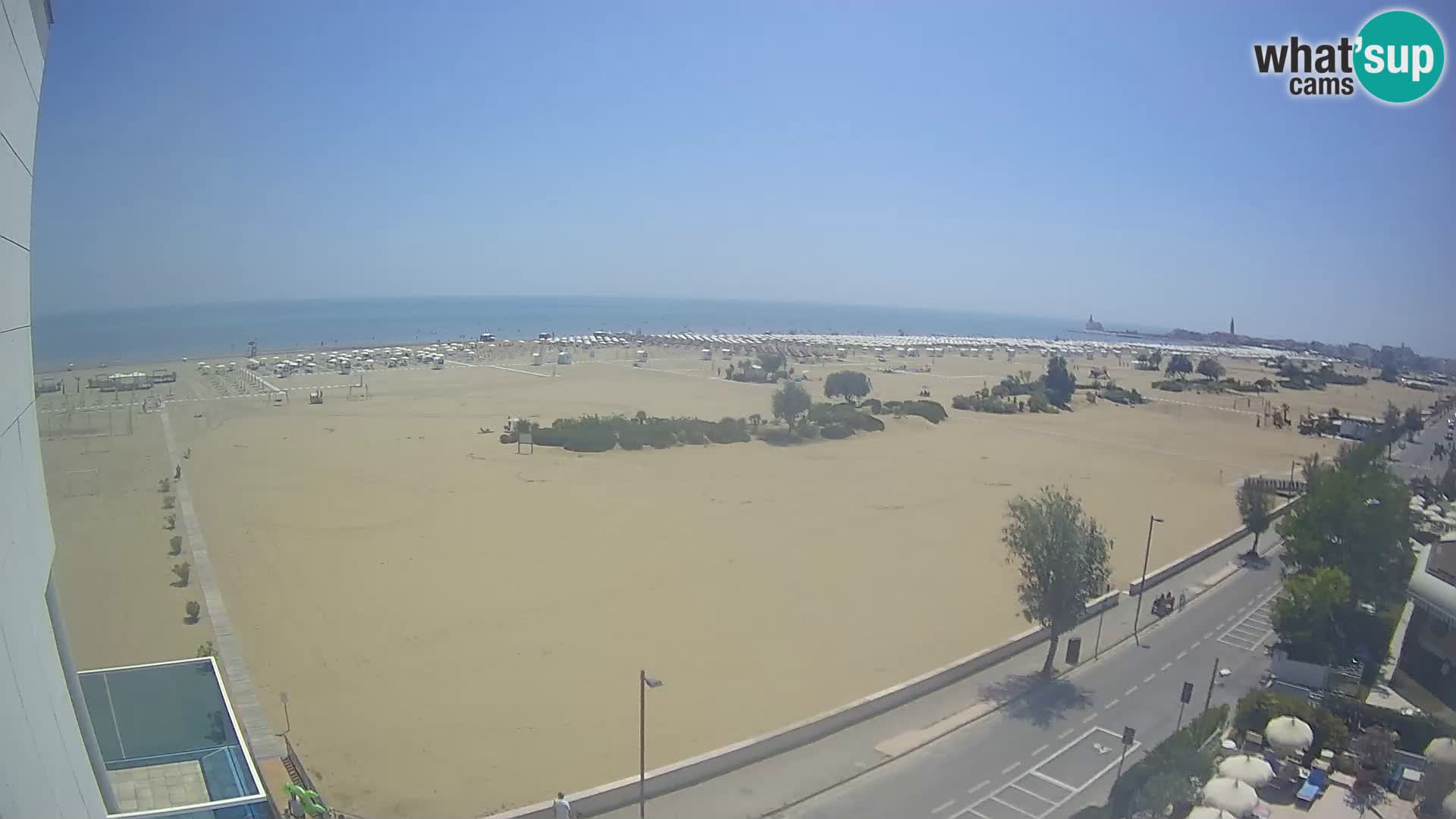 Hotel Panoramic dal vivo Caorle spiaggia Levante webcam