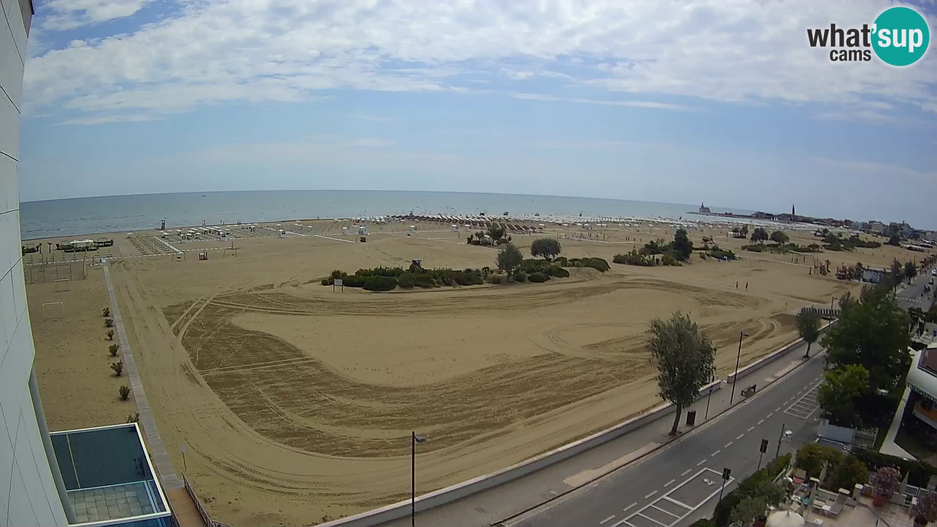 Hotel Panoramic Live view Caorle beach Levante webcam – Italy