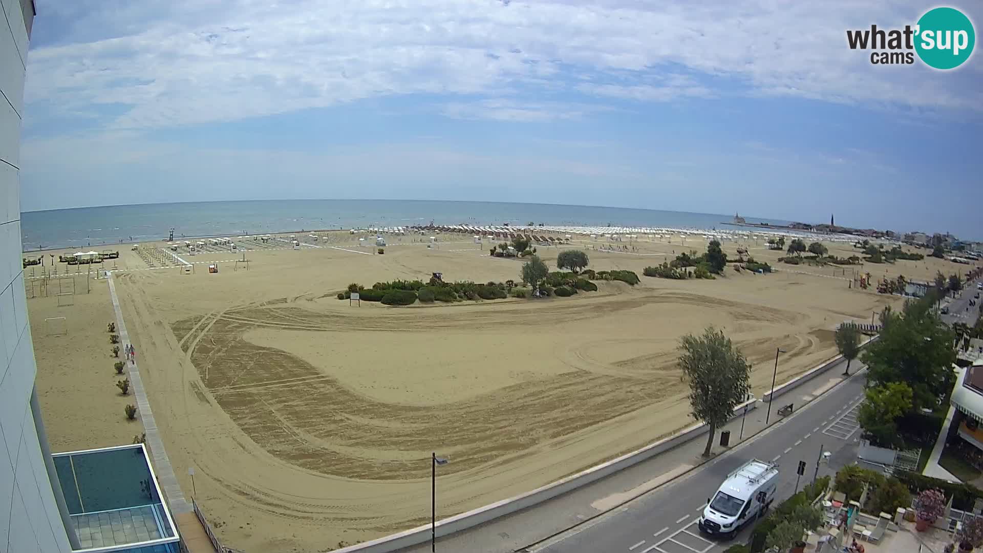 Hotel Panoramic Live view Caorle beach Levante webcam – Italy