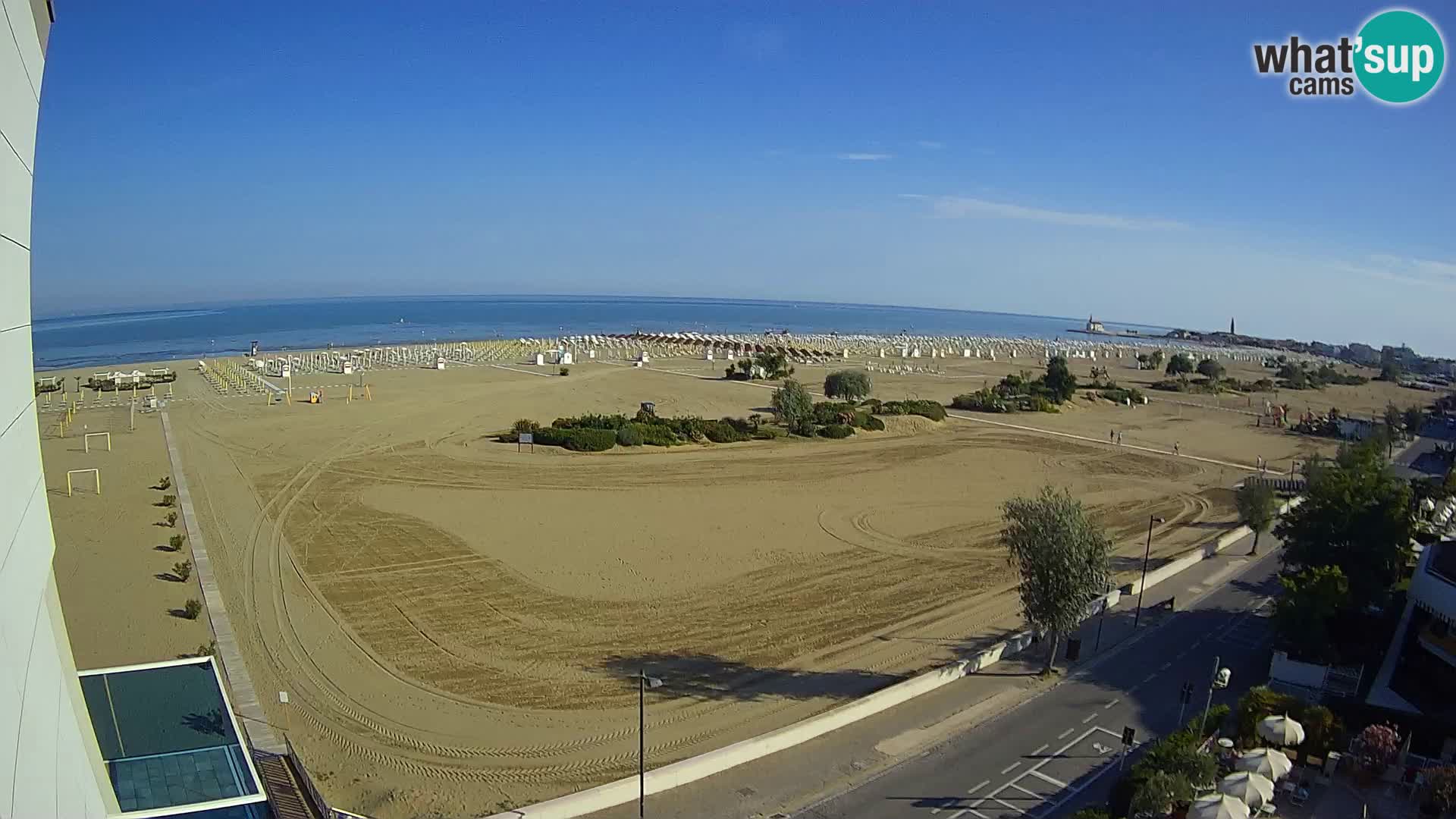 Hotel Panoramic u živo Caorle plaža Levante web kamera – Italija