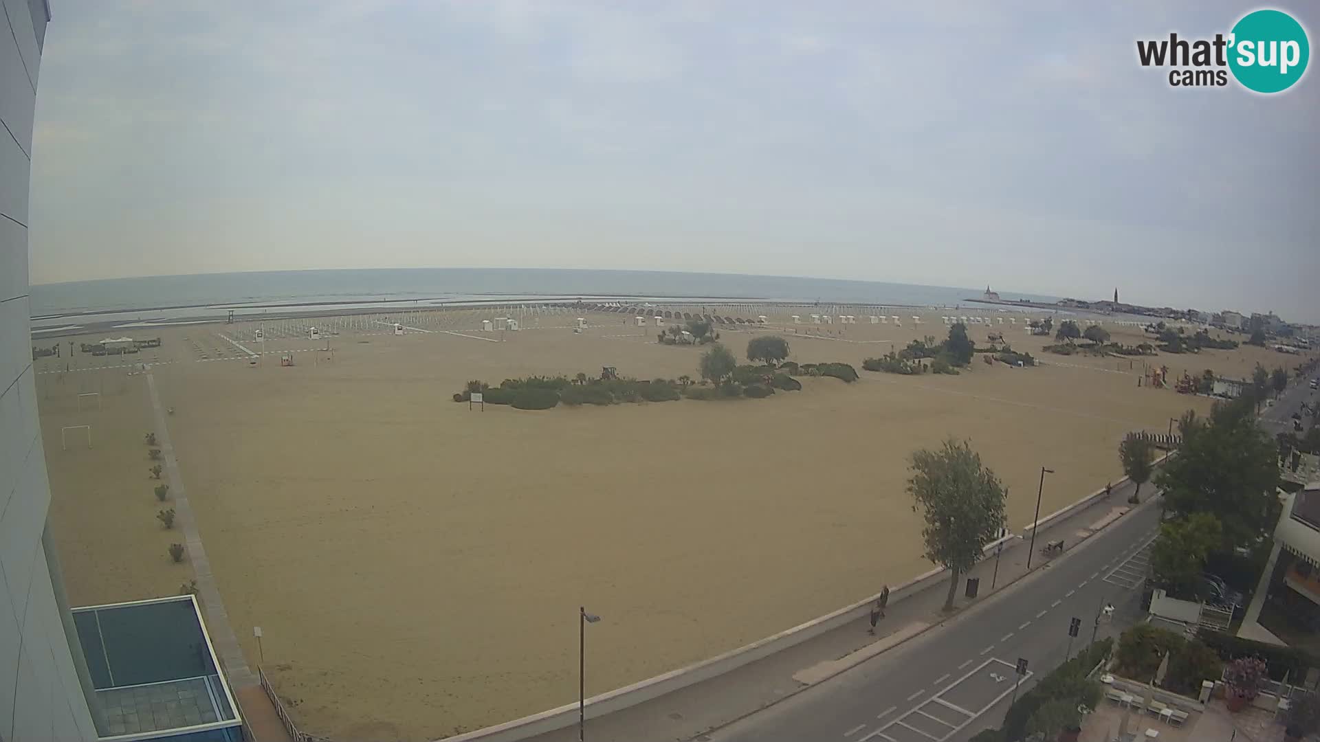 Hotel Panoramic v živo Caorle plaža Levante spletna kamera – Italija