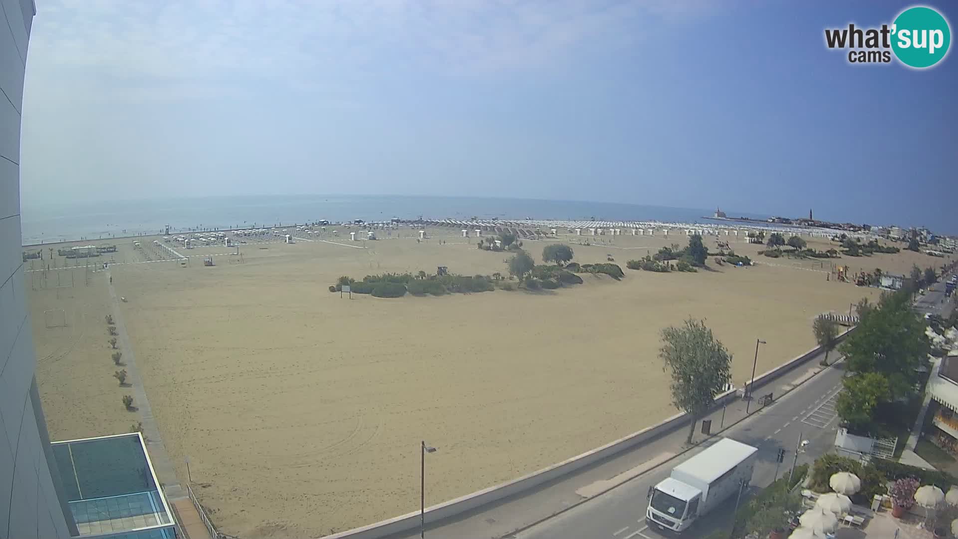 Hotel Panoramic dal vivo Caorle spiaggia Levante webcam