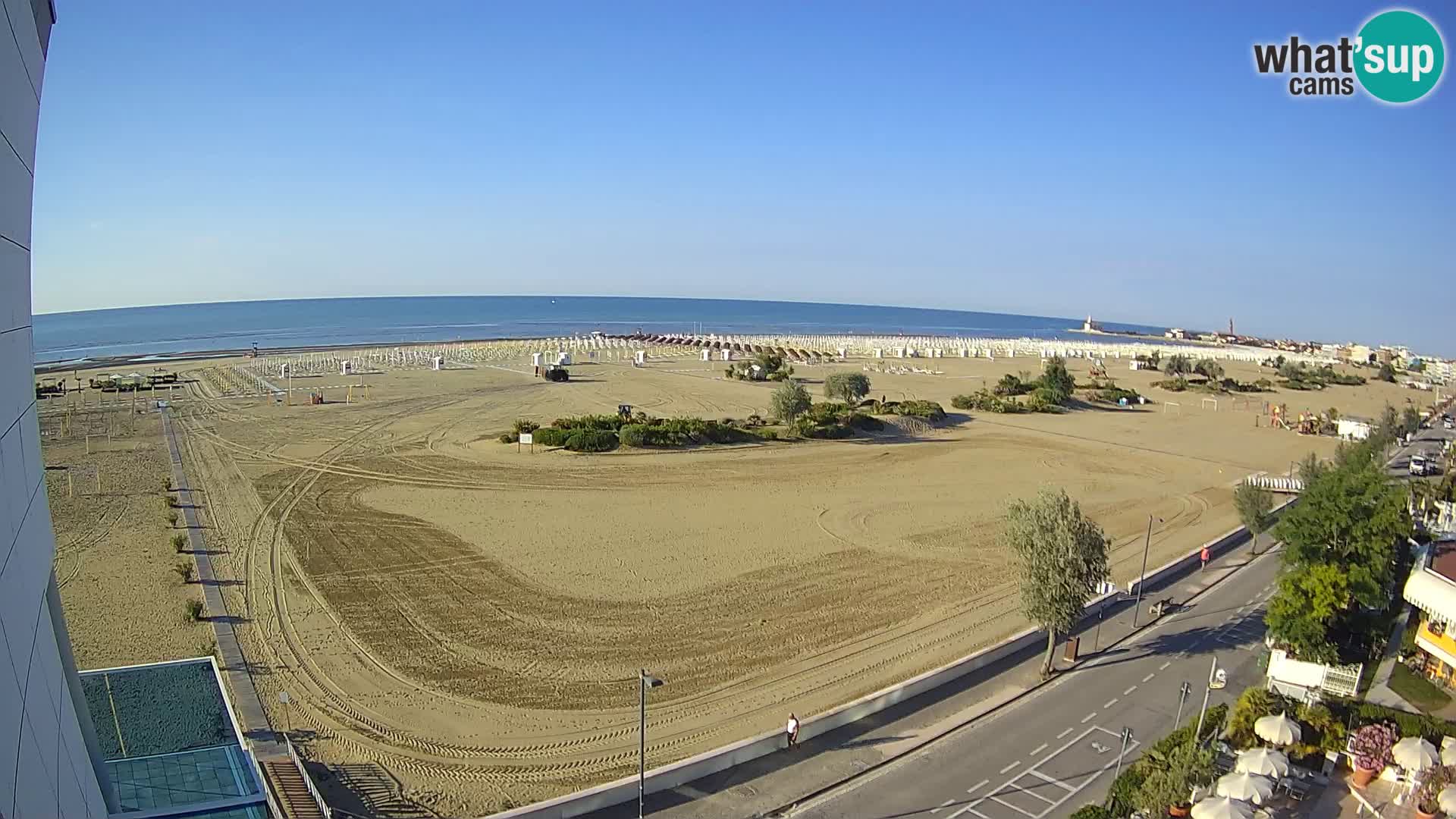 Hotel Panoramic u živo Caorle plaža Levante web kamera – Italija