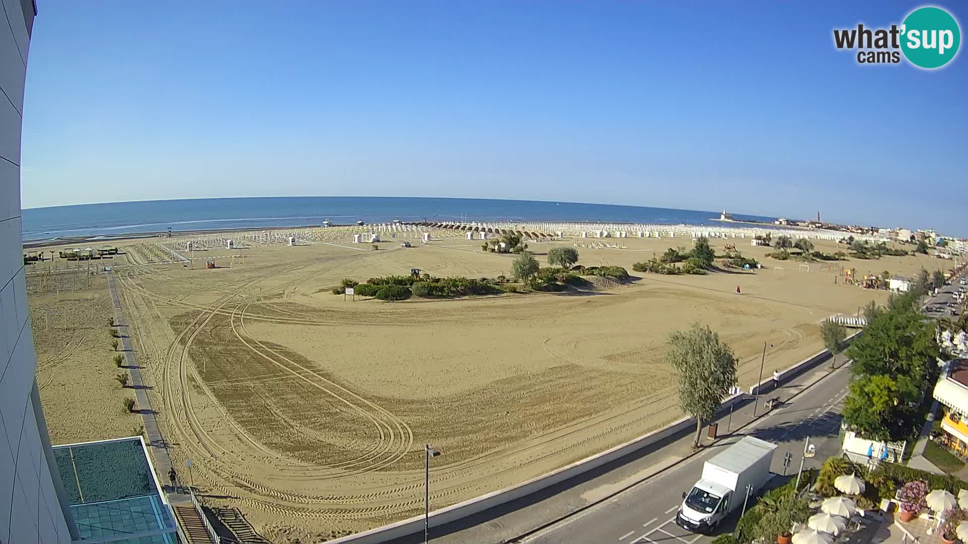 Hotel Panoramic dal vivo Caorle spiaggia Levante webcam