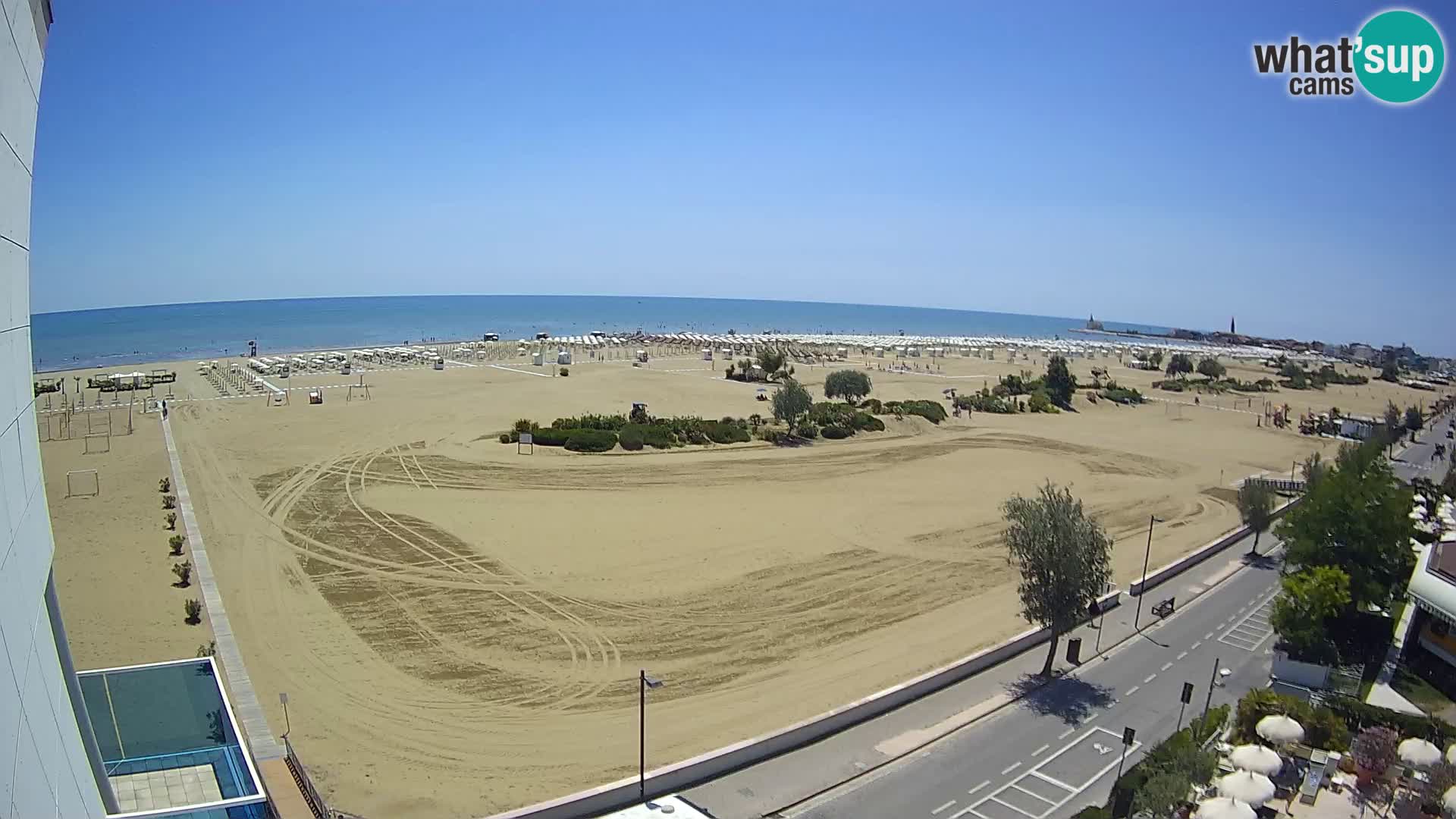 Hotel Panoramic dal vivo Caorle spiaggia Levante webcam