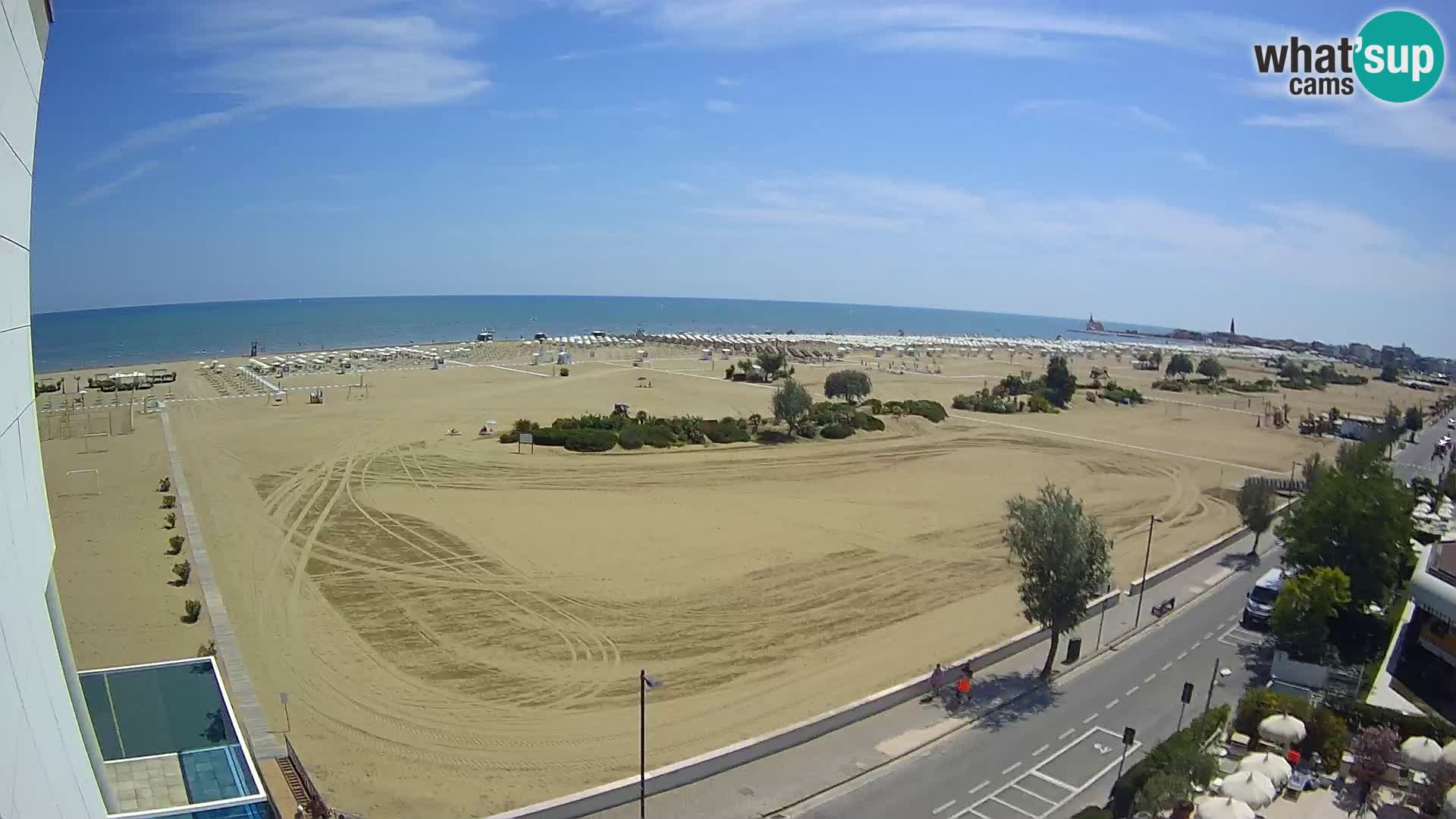 Hotel Panoramic Live view Caorle beach Levante webcam – Italy