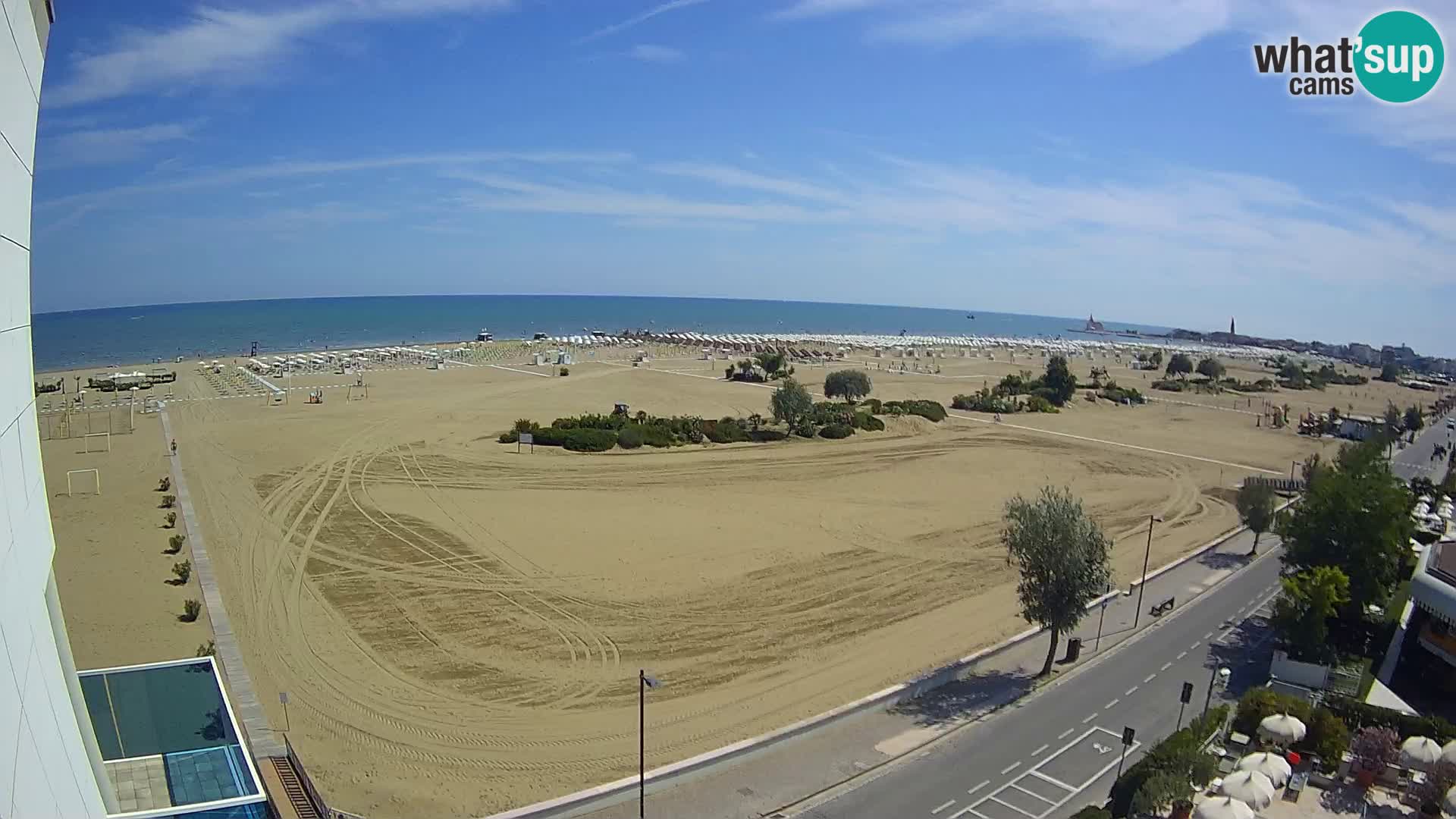 Hotel Panoramic Live view Caorle beach Levante webcam – Italy