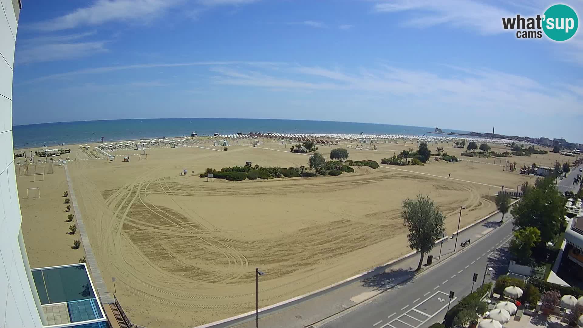 Hotel Panoramic u živo Caorle plaža Levante web kamera – Italija